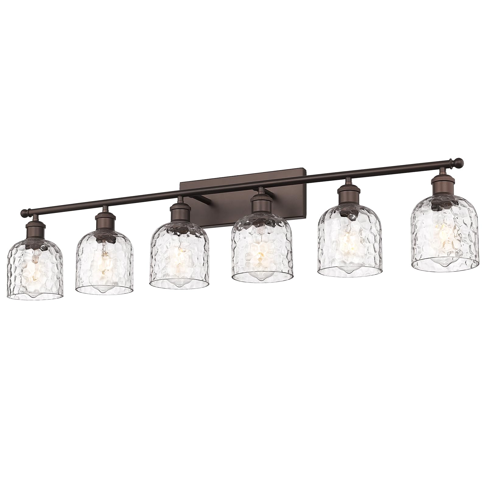 LTMATE LSZJF63B-6W ORB JAZAVA 42.2-in 5 -Light Oil-rubbed Bronze Industrial Vanity light