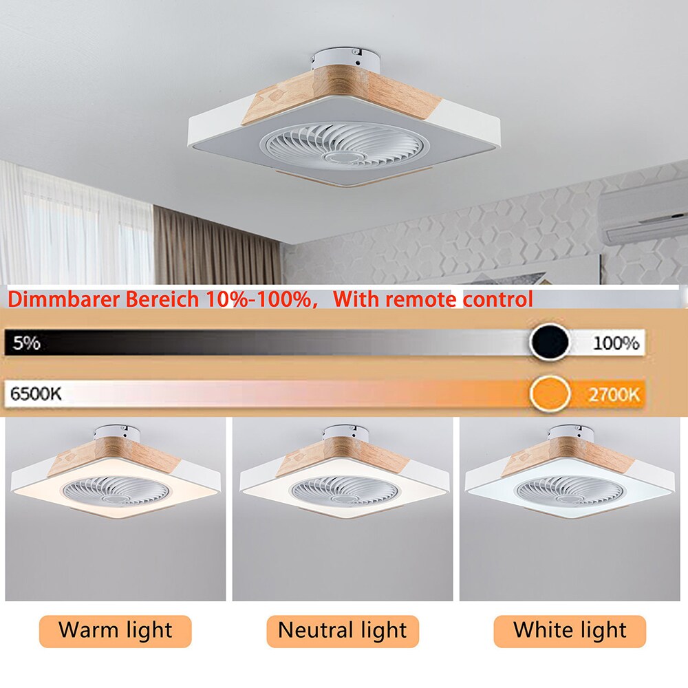 Oukaning HG-HCXLST-3875-US-BT Ceiling-Fans - View #3