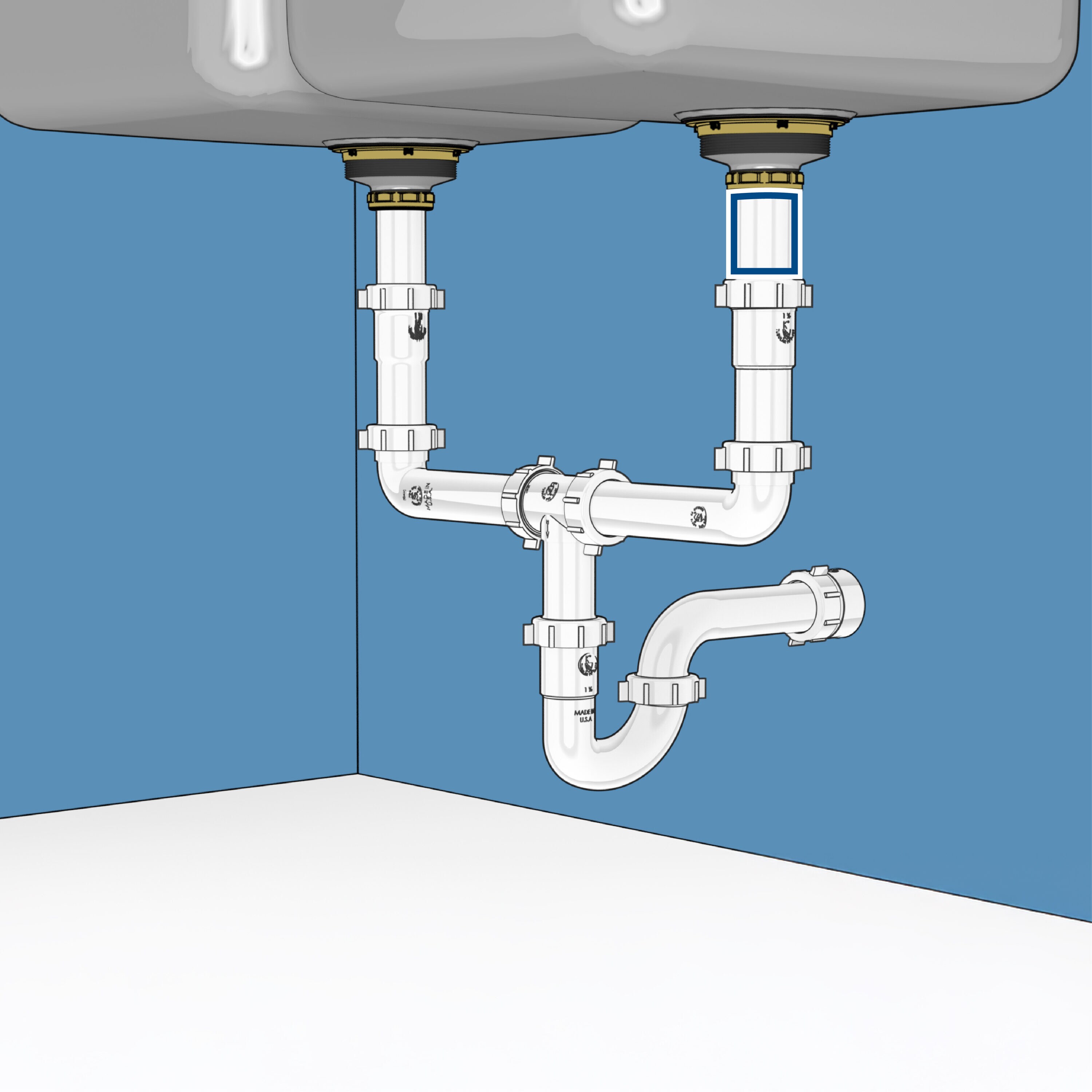 Dearborn 1000000671 Under-Sink-Tubular-Drainage - View #4