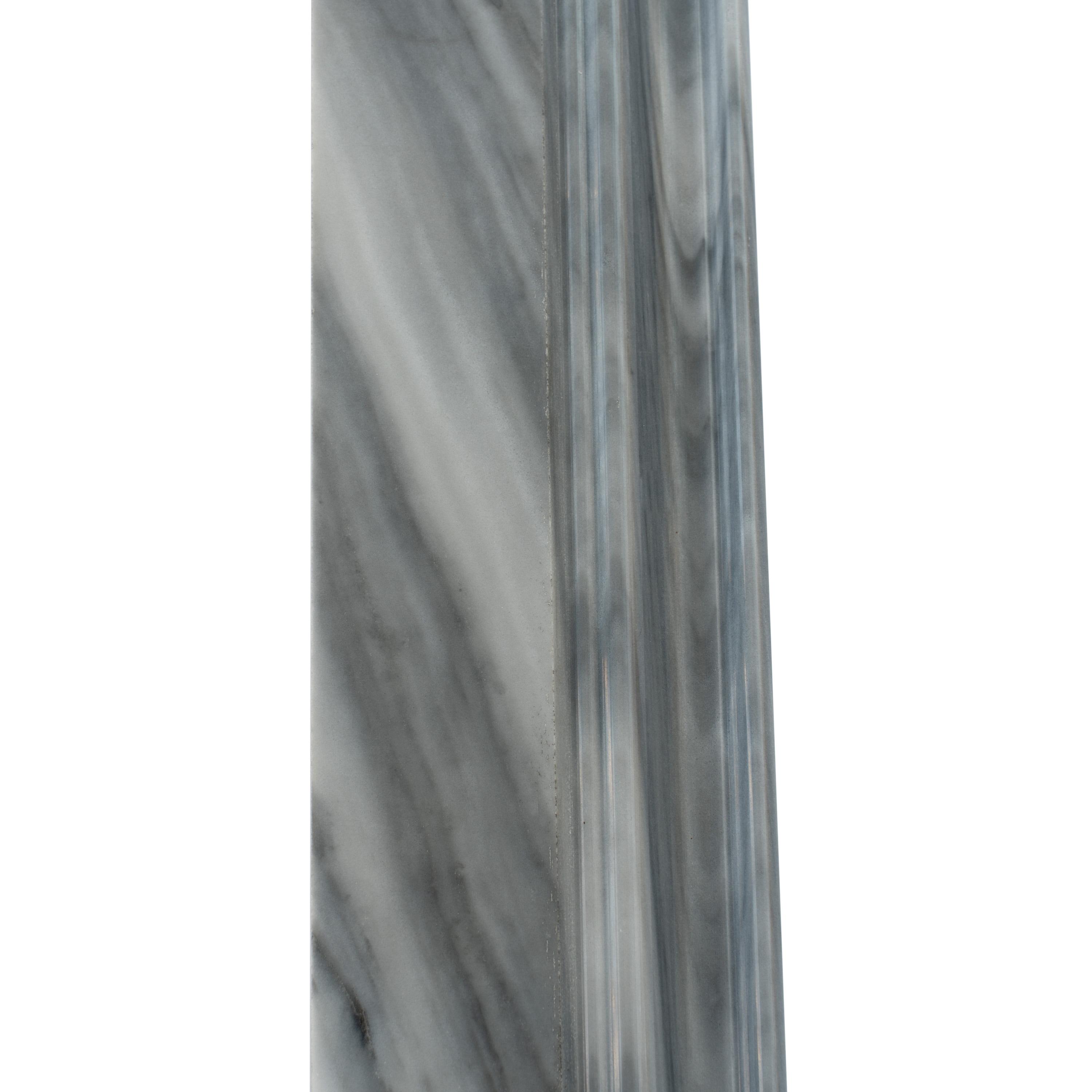 Apollo Tile 10 pack 4-in W x 12-in L Marble Polished Baseboard Tile Trim (3.33 Sq ft/case)