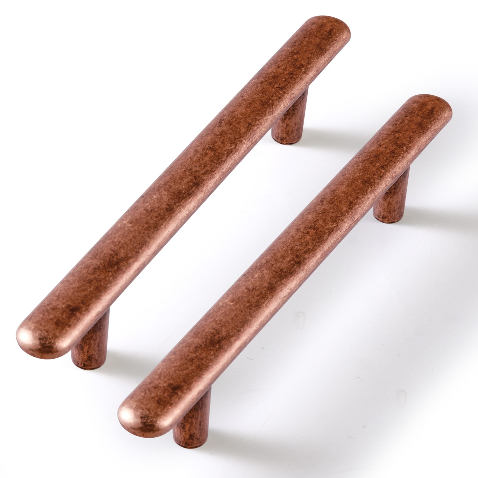 Miaokesen 9572AC-96 3-3/4-in , 96mm Center to Center Antique Copper Novelty Handle 6 -Pack