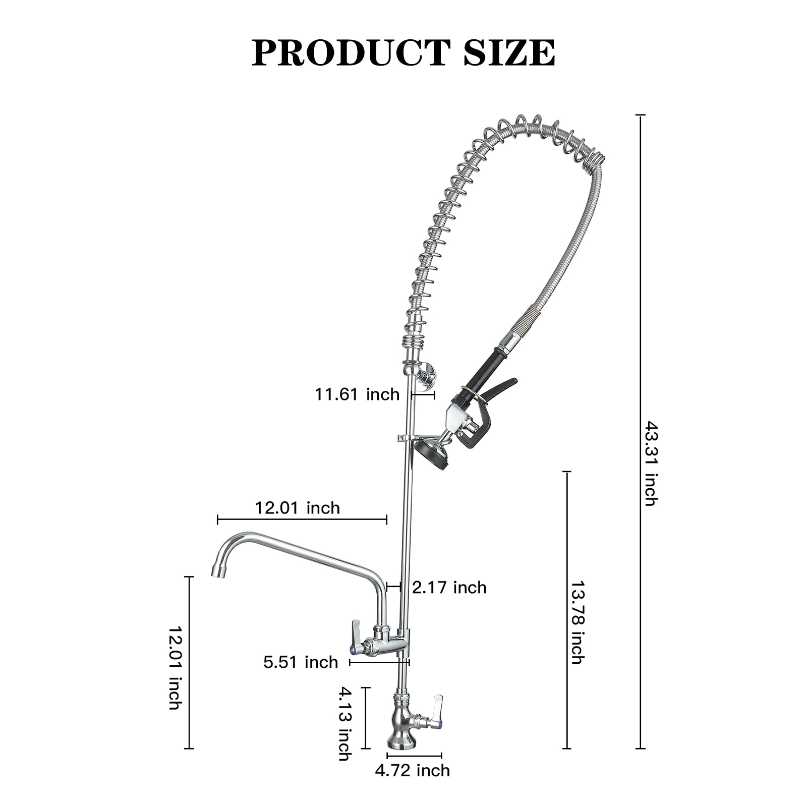 BWE A-94259H-C Kitchen-Faucets - View #7