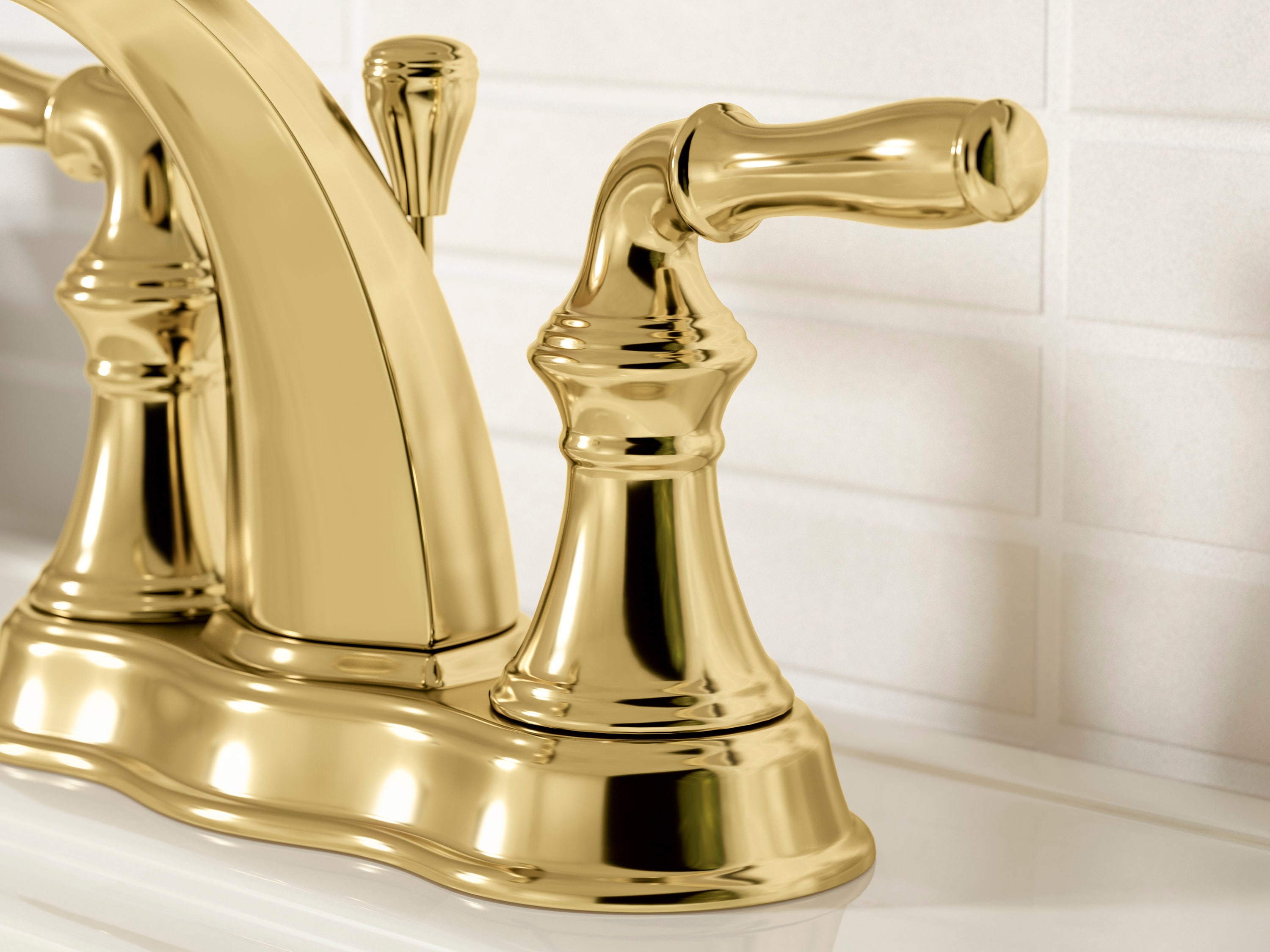 KOHLER 393-N4-PB Lavatory-Faucets - View #2