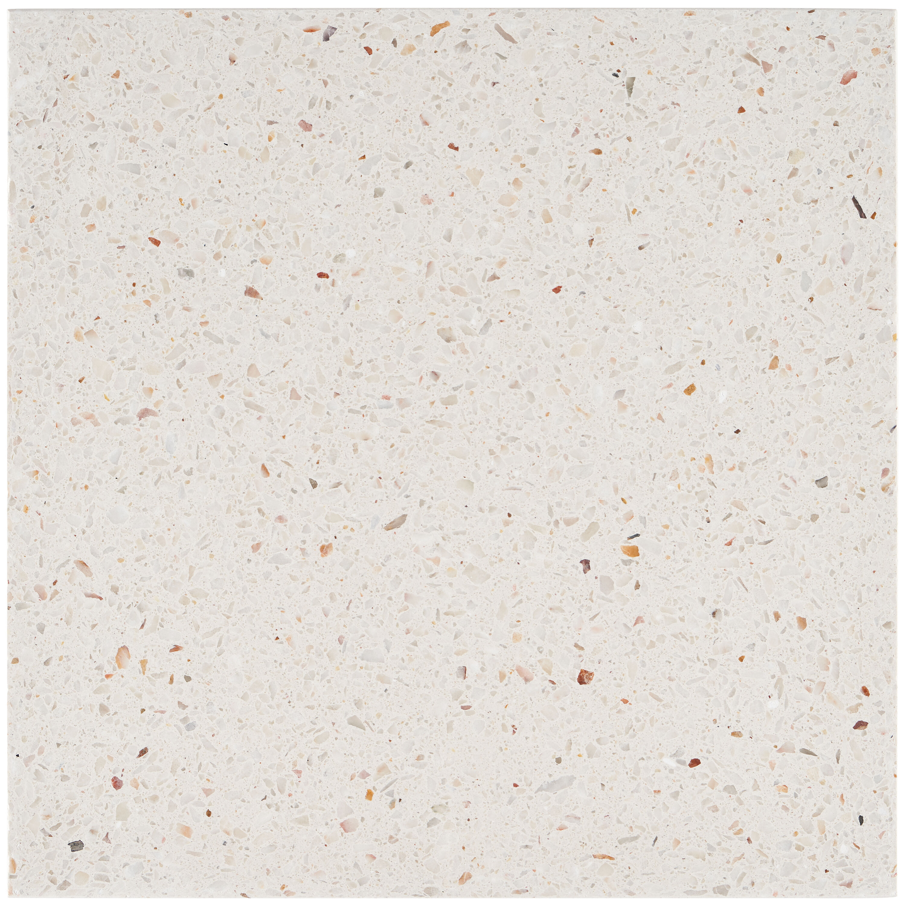 Artmore Tile EXT3RD105159 Sample - Tarboro Ivory 4-in x 8-in Polished Cement Brick look Floor and Wall Tile