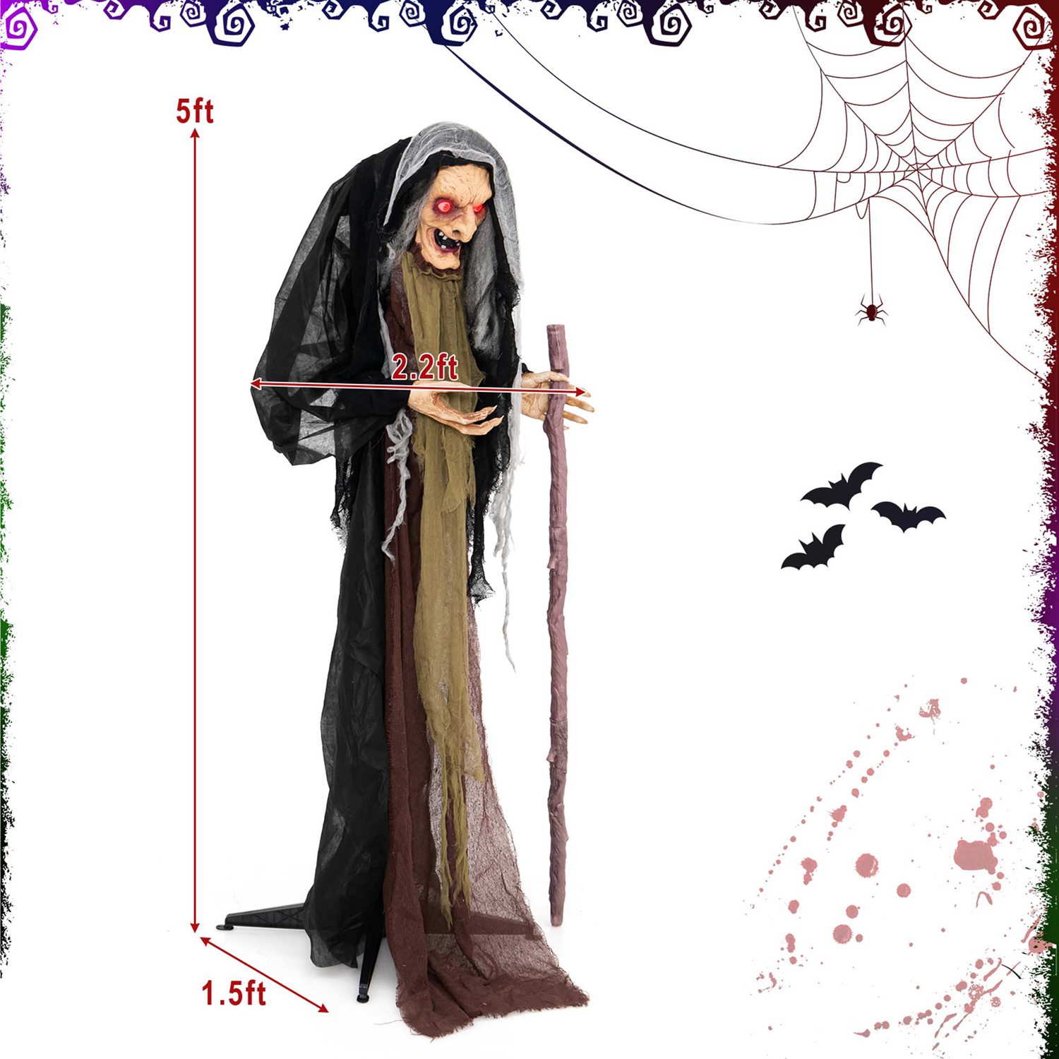 Costway CSHY001277 Table-Halloween-Decor - View #9