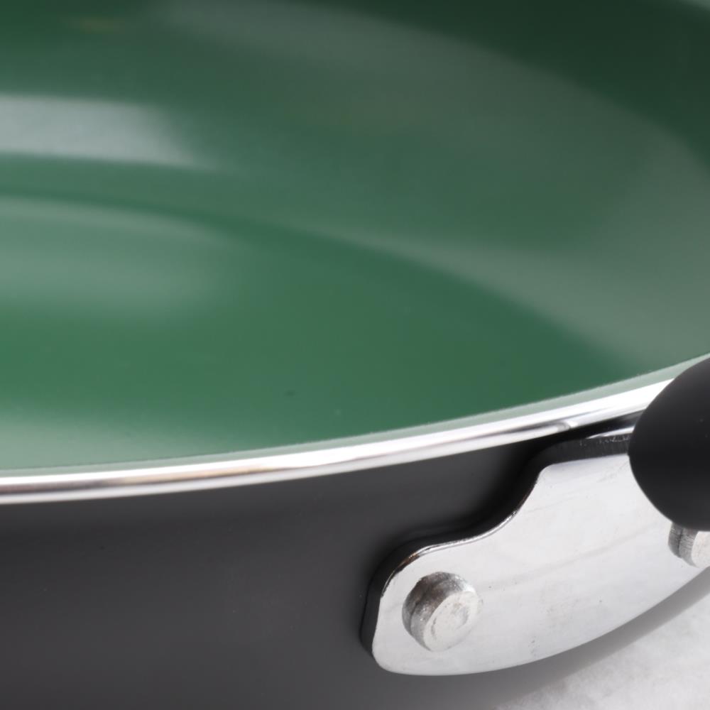 Gibson Hummington Non-Stick Ceramic 5-Quart Dutch Oven with Lid, Grey and  Green, 1 Piece - Foods Co.