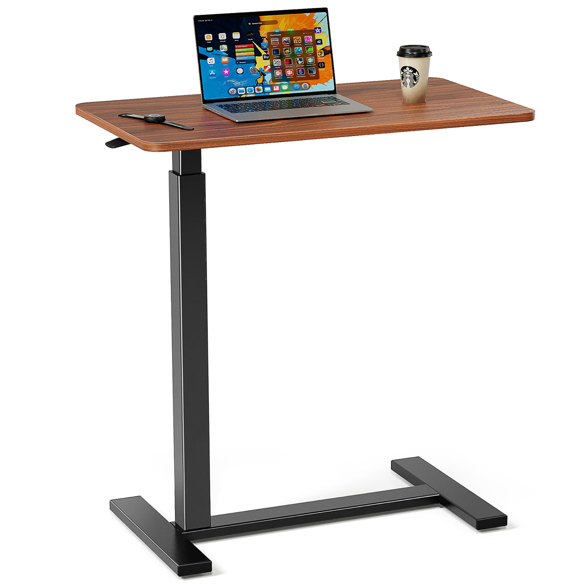 GZMR GZ-MD-3-PKWH Adjustable mobile desk 15.7-in Brown Modern/Contemporary Lap desk