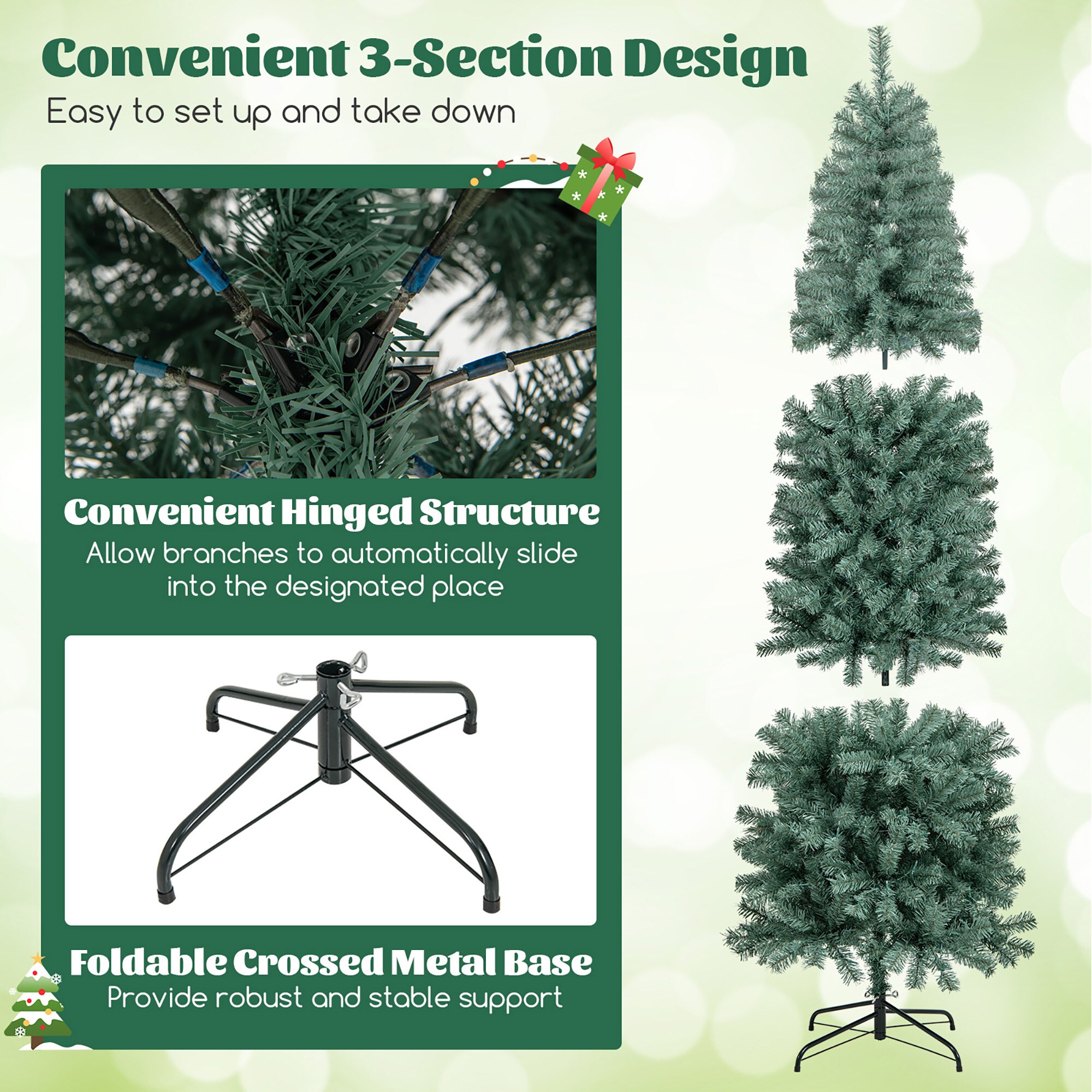 Forclover HYFW-TR814 Artificial-Christmas-Trees - View #7
