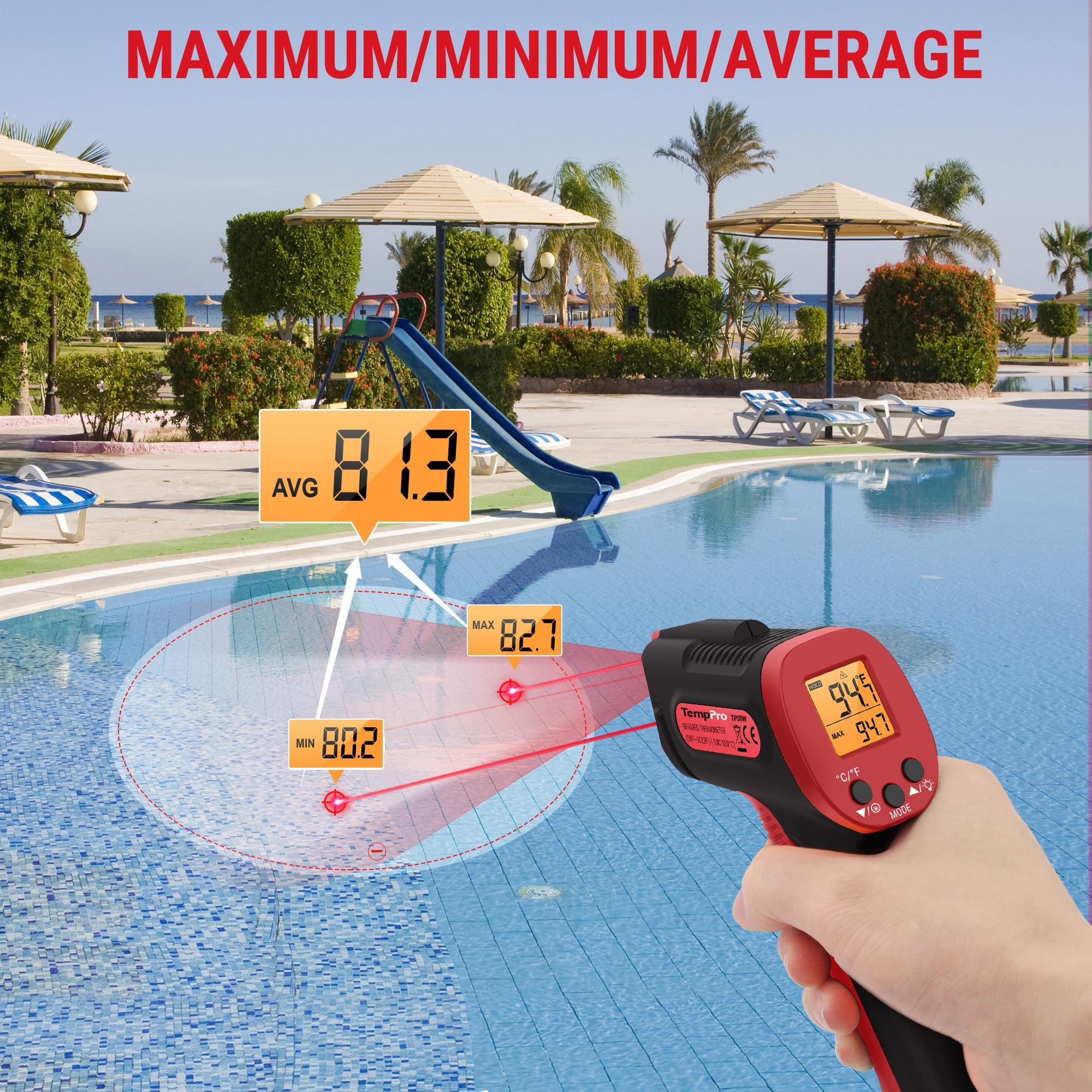 TempPro TP30W Grill-Temperature-Gauges - View #4