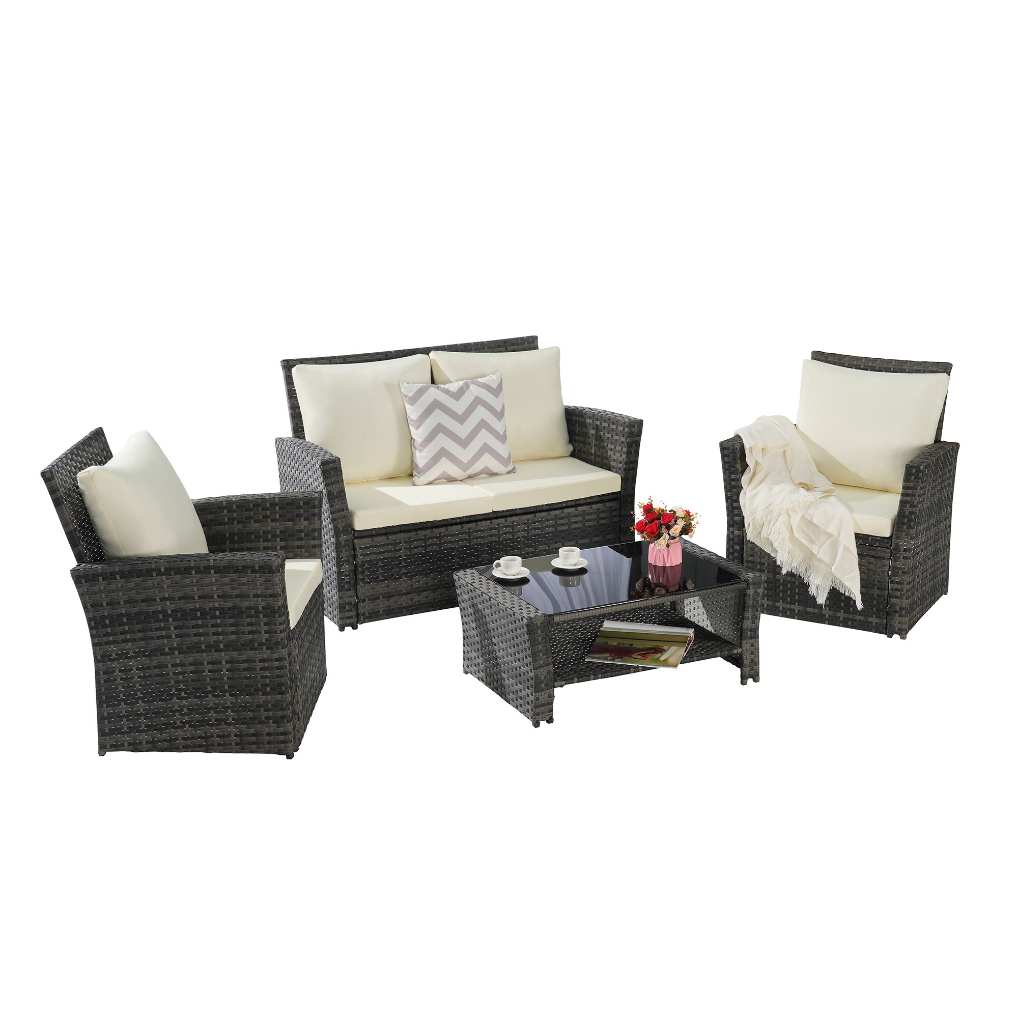 SINOFURN SYB670027BG Patio-Conversation-Sets - View #4