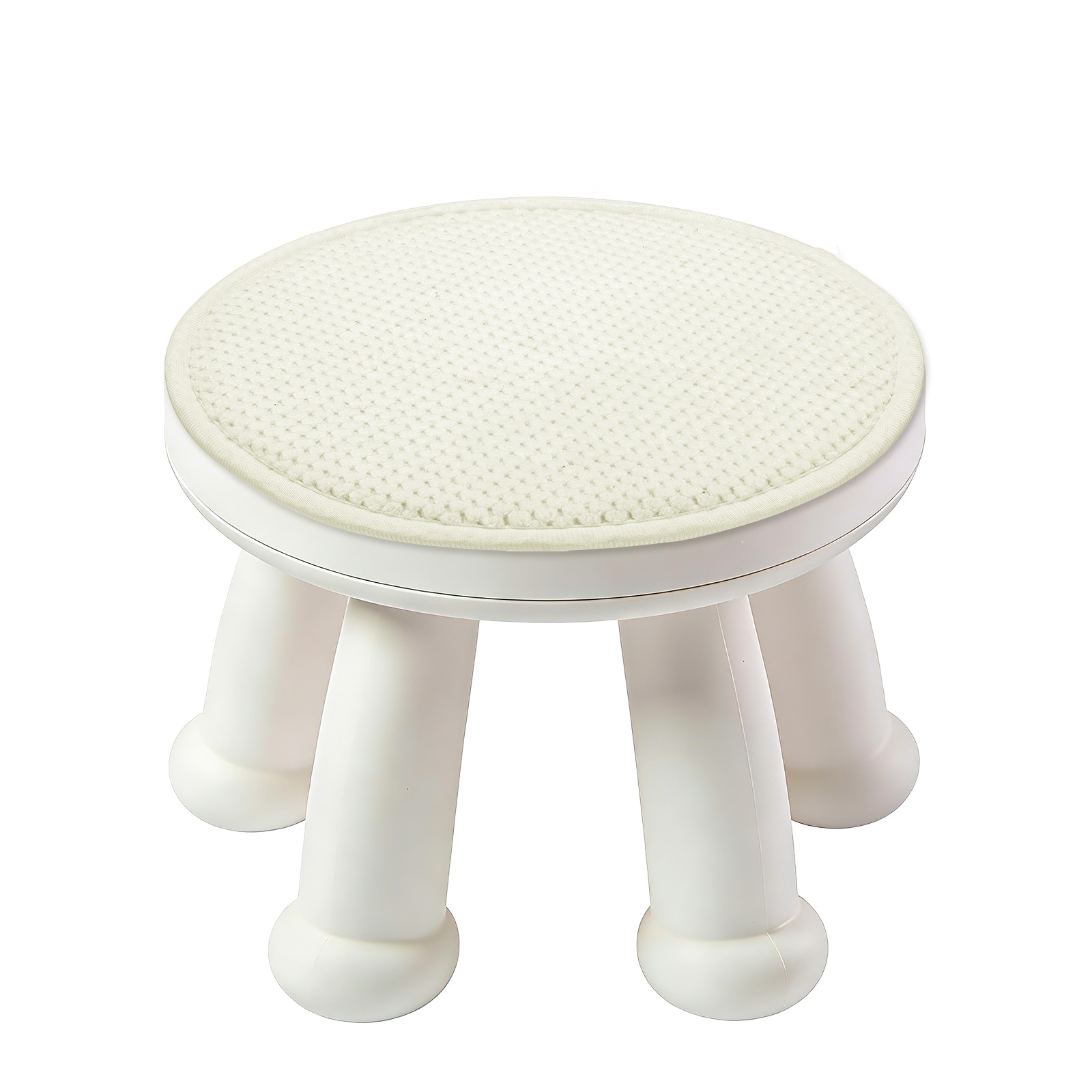 Unique Bargains - Round Stool Cushion 10 x 10 Inch Round Seat Pads with Elastic Straps Anti-Slip ...