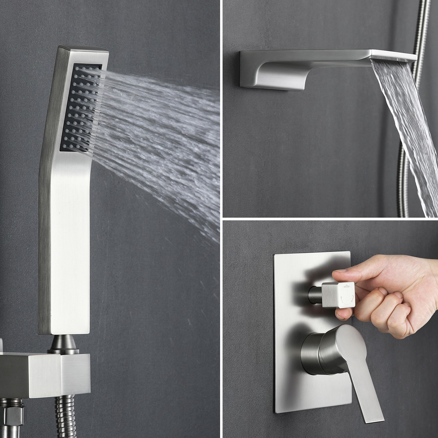 Cobbe SSF0110N Showerhead-Bar-Panels - View #3