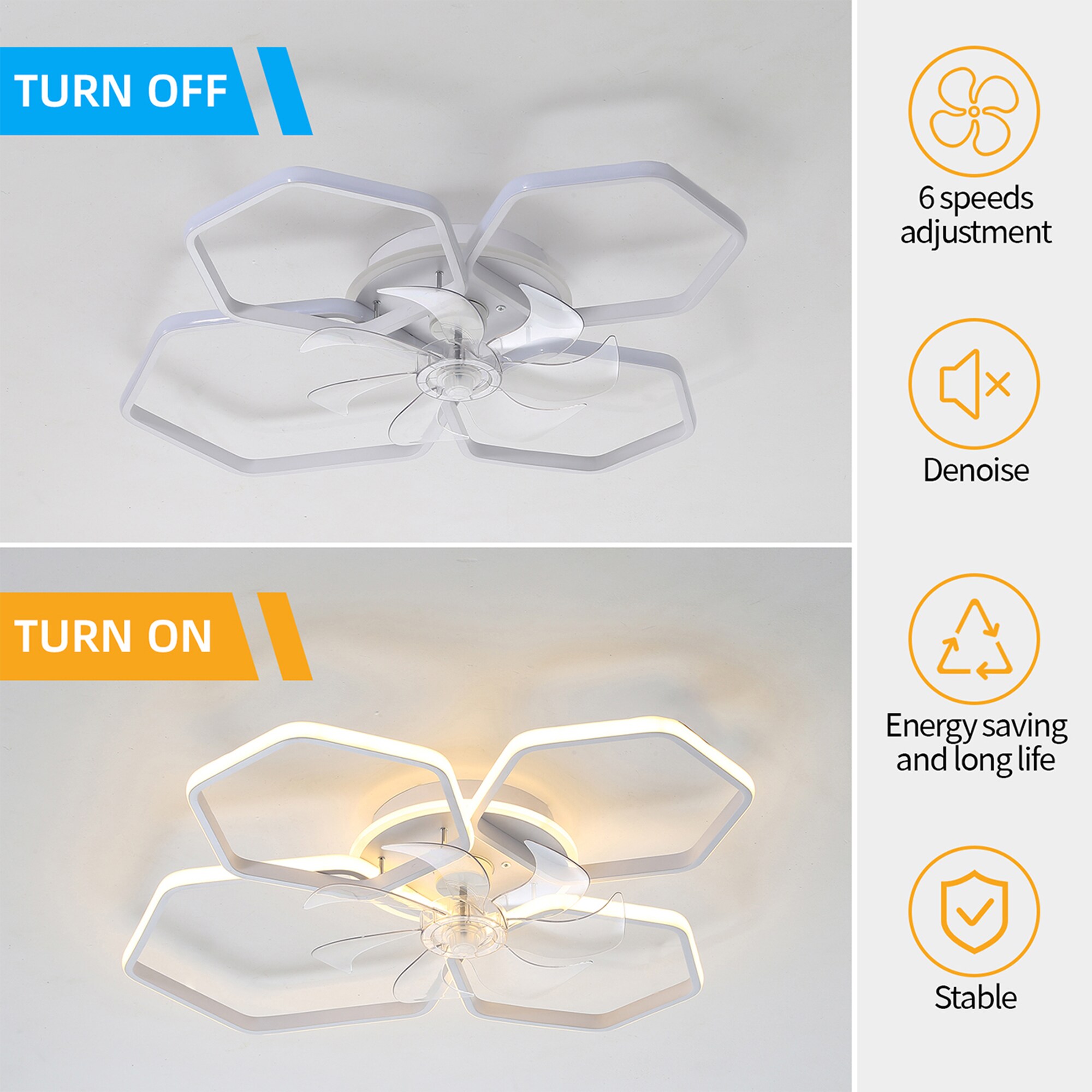 Bybafun YB9100051 Ceiling-Fans - View #2
