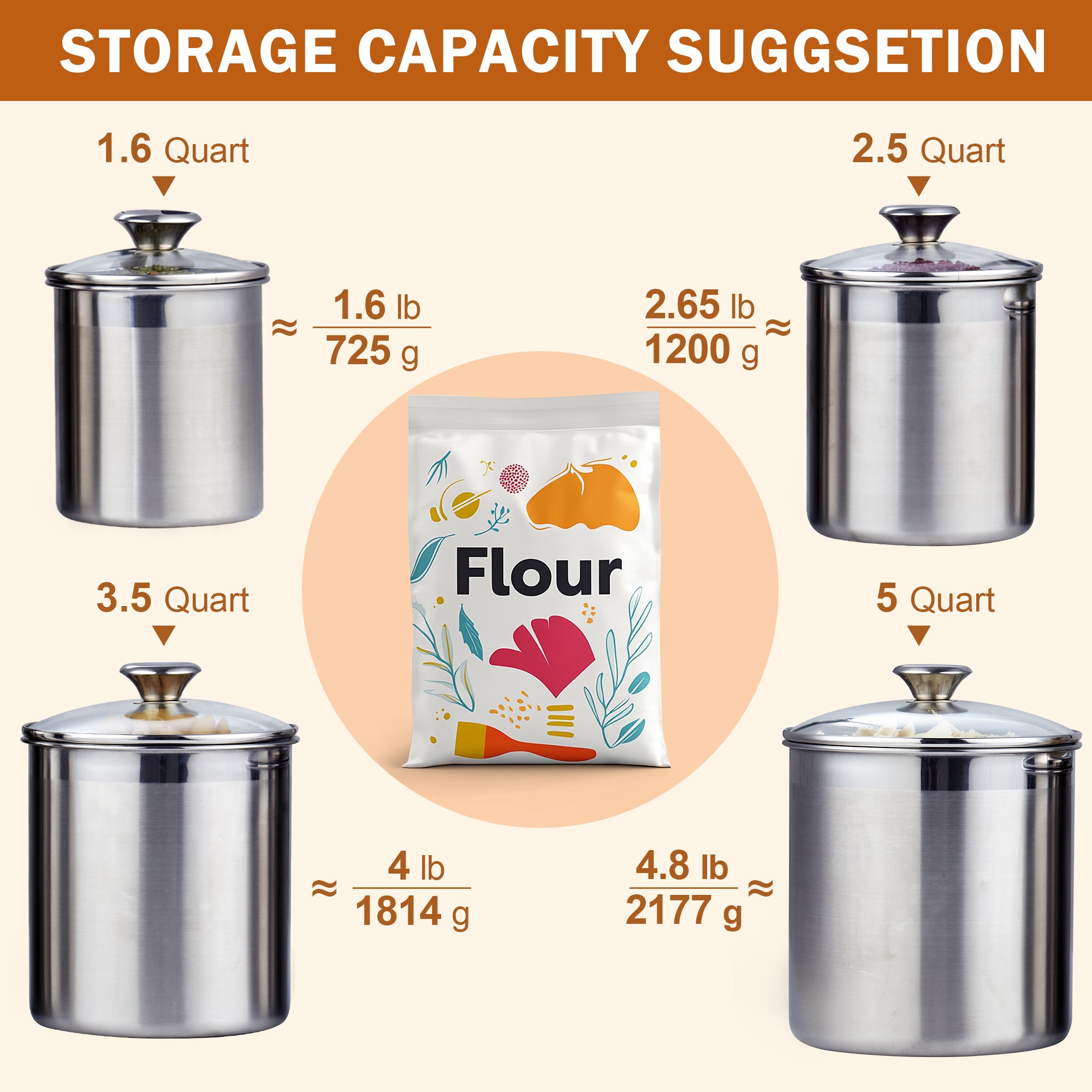 Cooks Standard 02553 Food-Storage-Containers - View #3