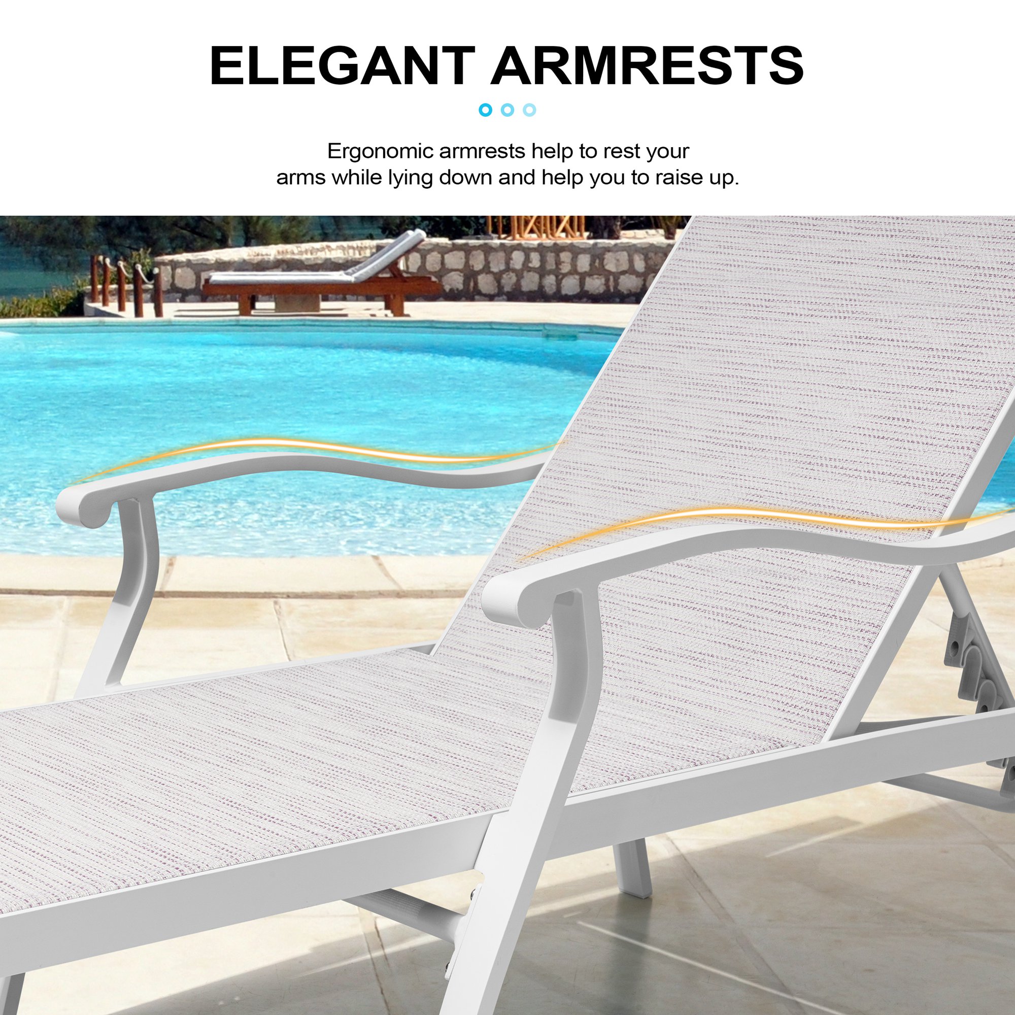 Crestlive Products CL-LG008WGB-2PC Patio-Chairs - View #5