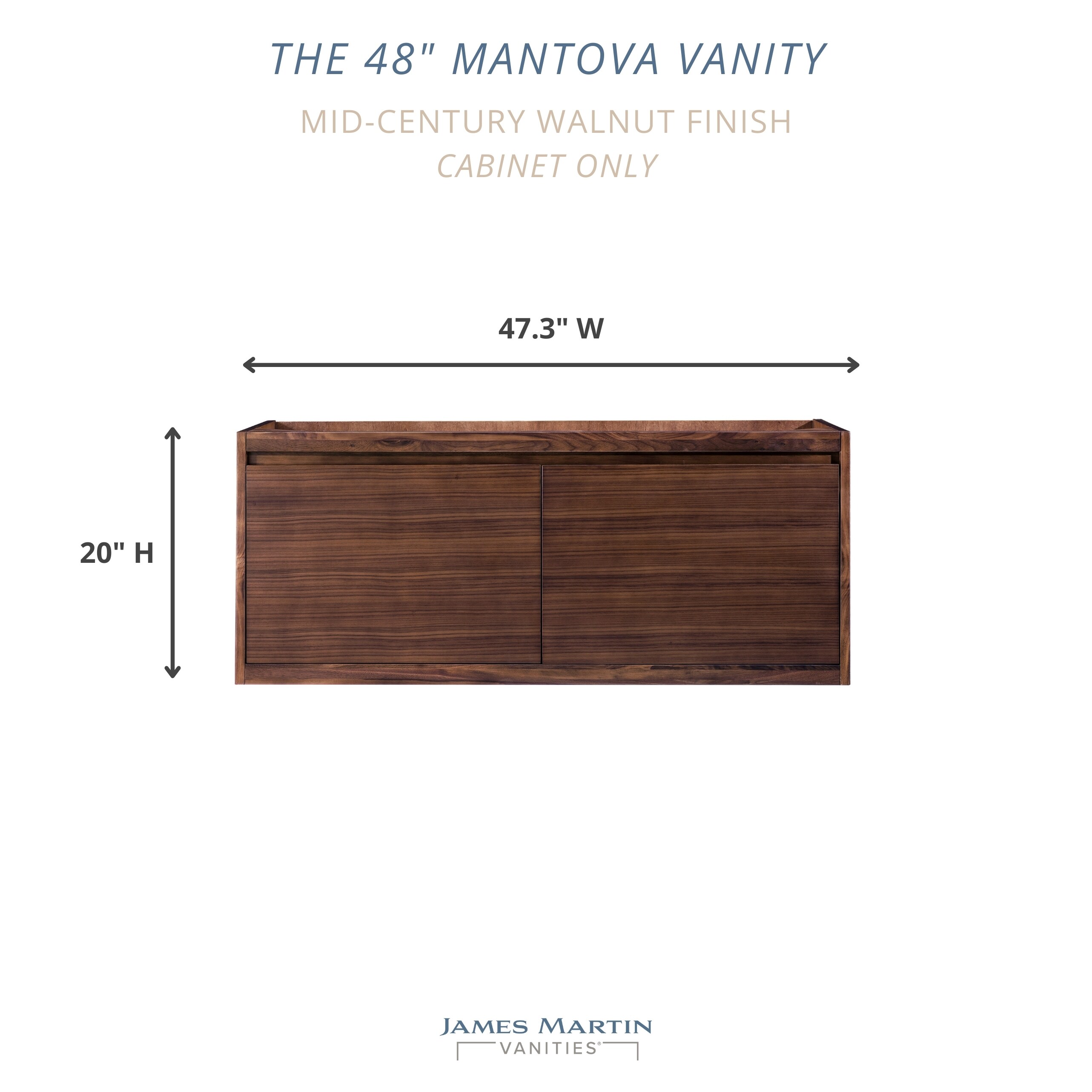 James Martin Vanities 805-V47.3-W-BN-GW Bath-Vanity-Combo - View #10