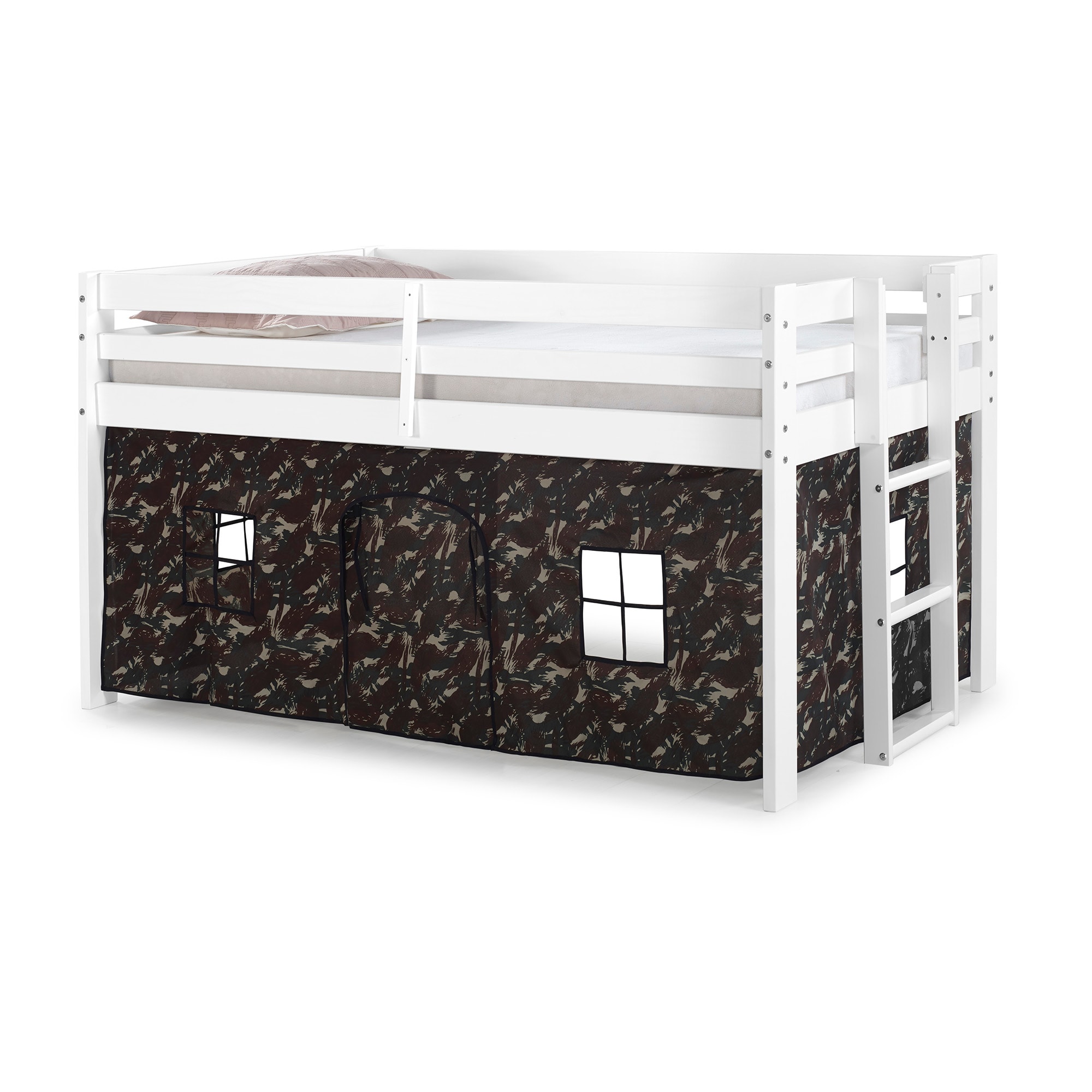 Alaterre Furniture AJJP00WHATCGN Jasper White Twin Platform Bed