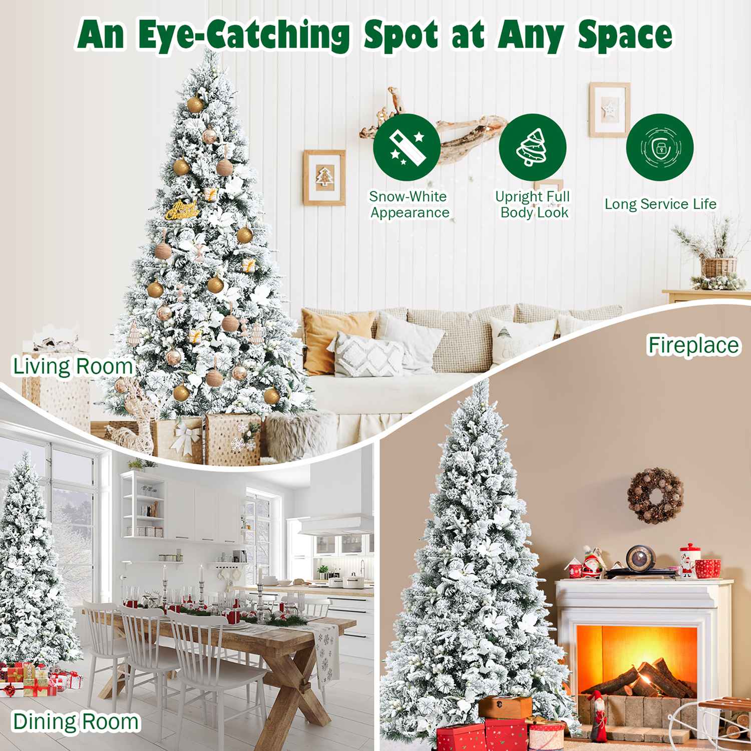 Costway CSHY001526 Artificial-Christmas-Trees - View #6
