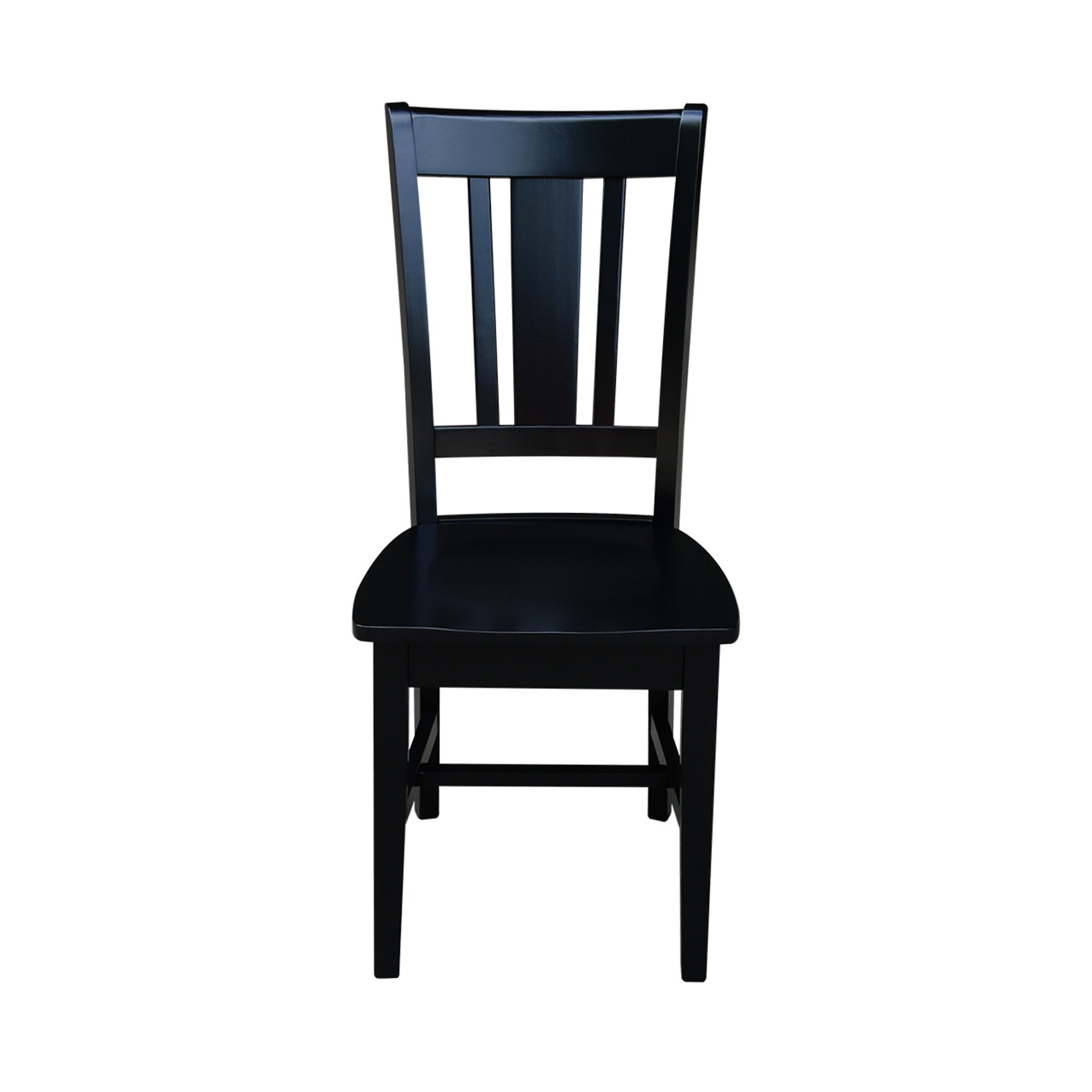 International Concepts Set of 2 Traditional Dining Side Chair (Wood ...