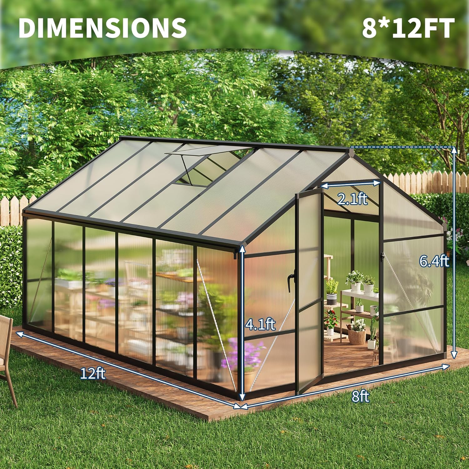 Qeetex QET-GH-WK25 greenhouses - View #4