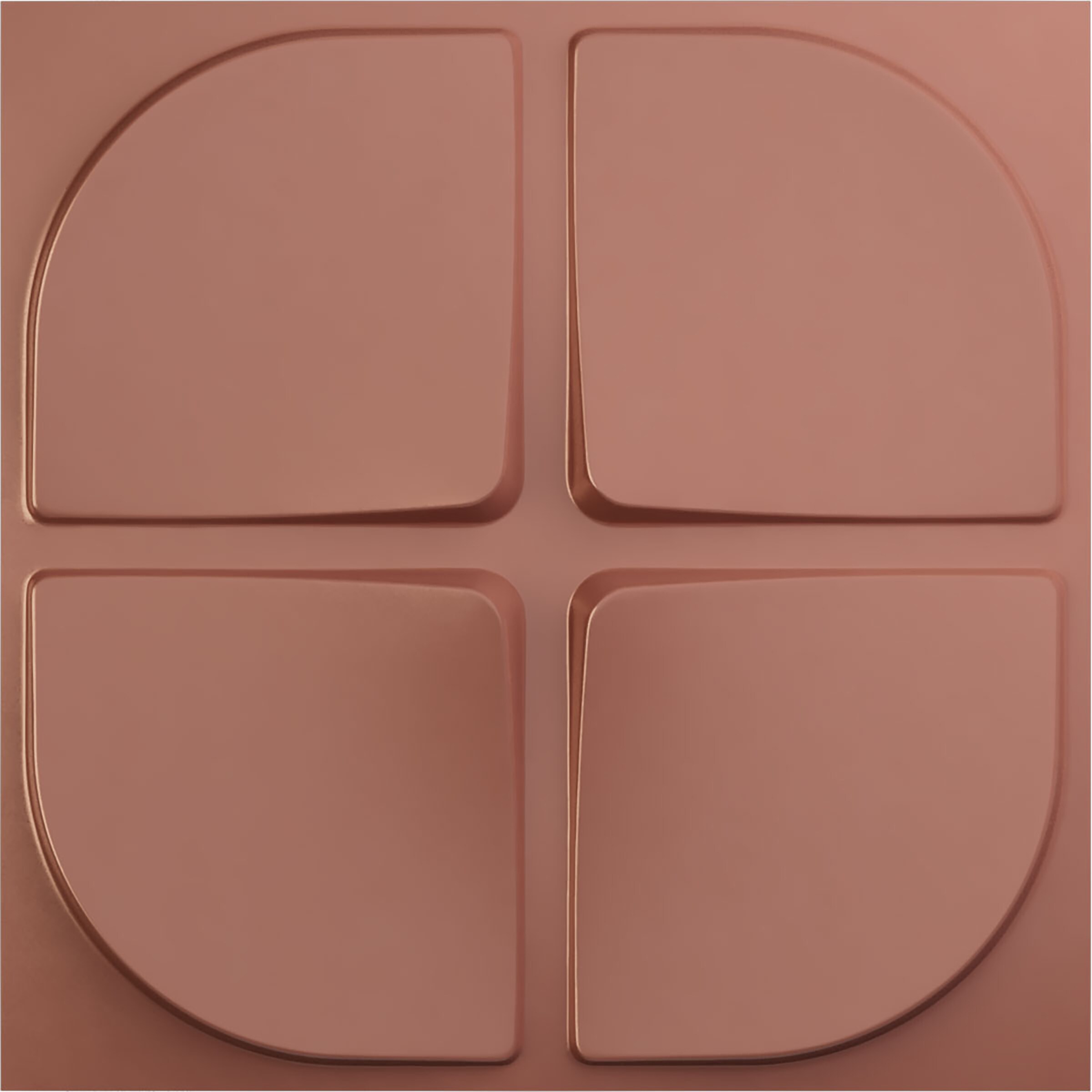 Ekena Millwork WP20X20EUFCP-CASE-12 19-5/8-in x 19-5/8-in Embossed Paintable/Stainable Pink PVC Wall Panel ( 12 -Pack, Covers 32.04 )