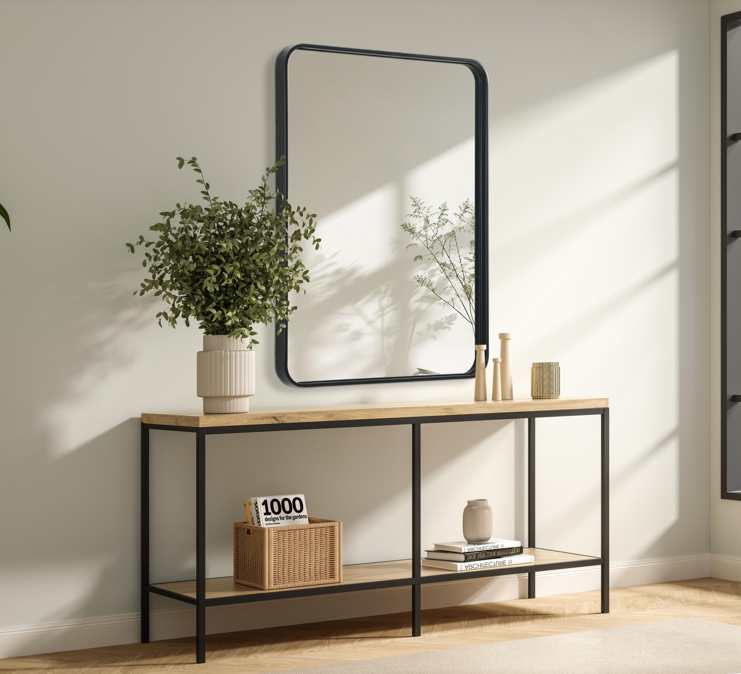 Simply Living Home SLMR24A7296BLK Decor-Mirrors - View #3