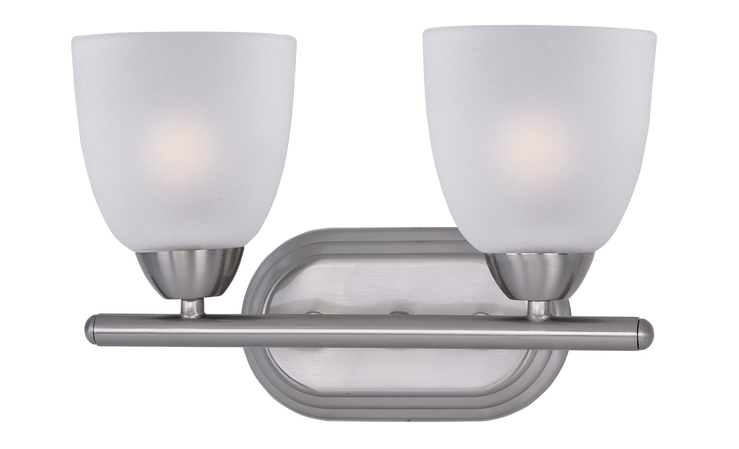 Maxim Lighting 11312FTSN Axis 13-in 2 -Light Satin Nickel Modern/contemporary Vanity light