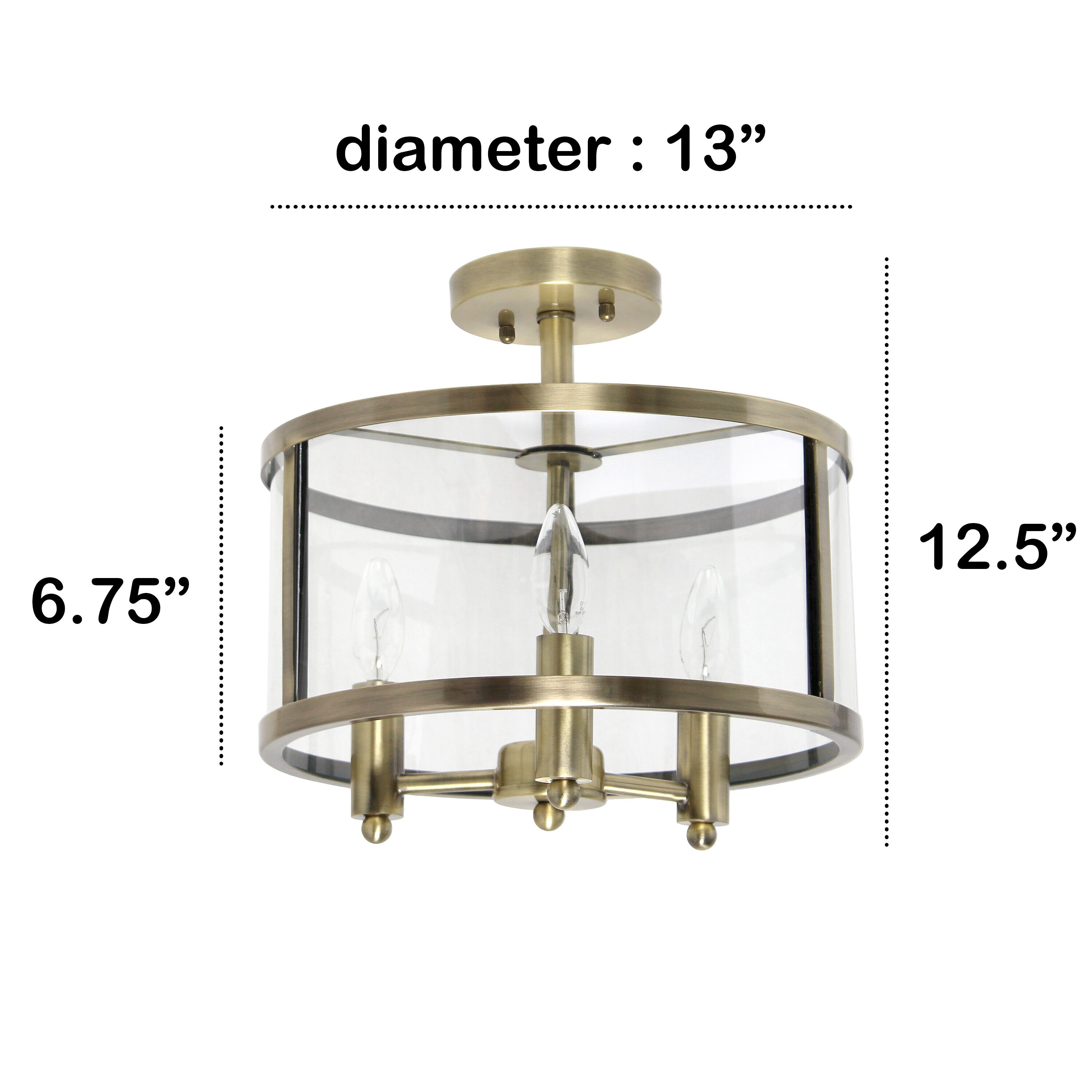 Lalia Home LHM-1000-AB flushmounts - View #11