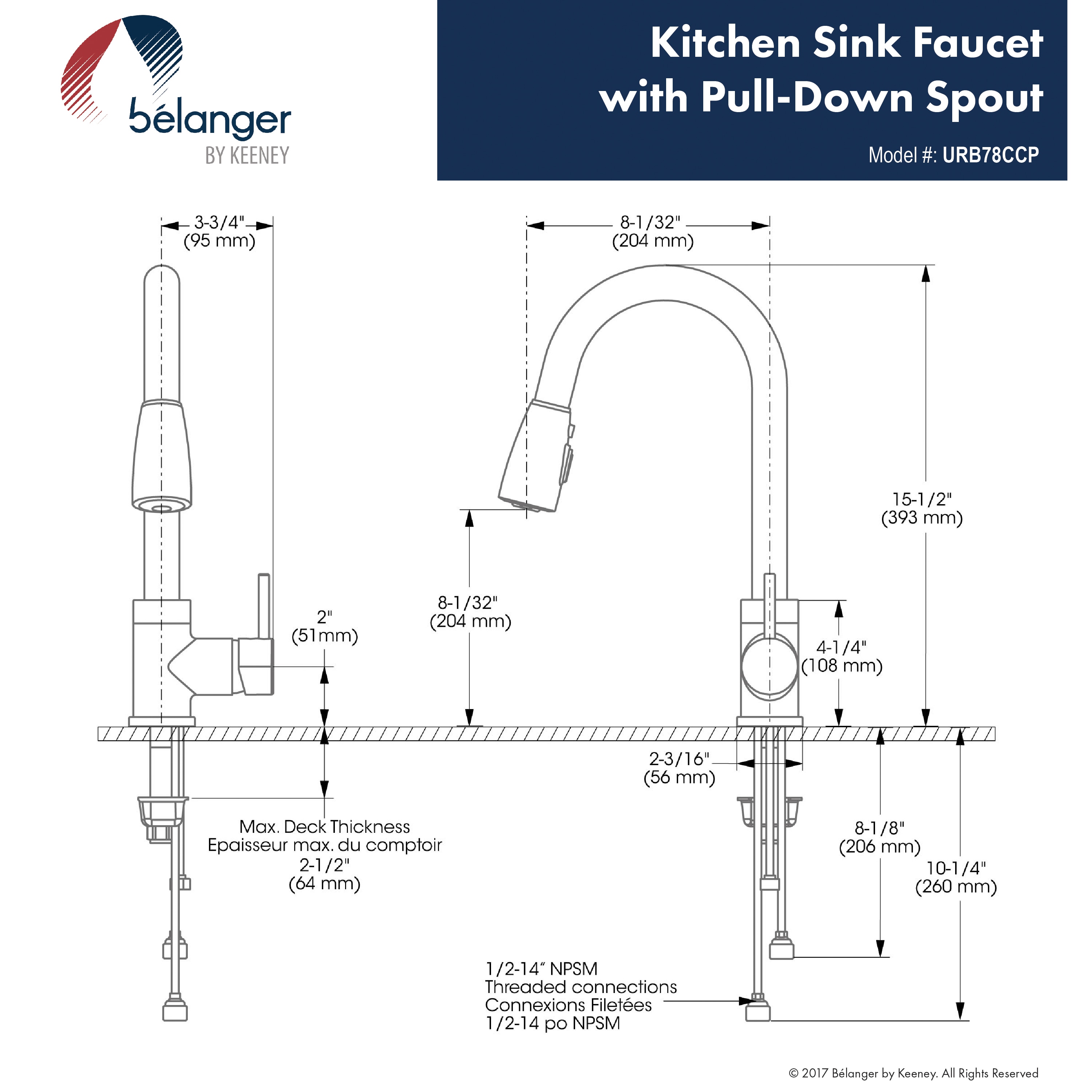 Belanger URB78CCP Kitchen-Faucets - View #9