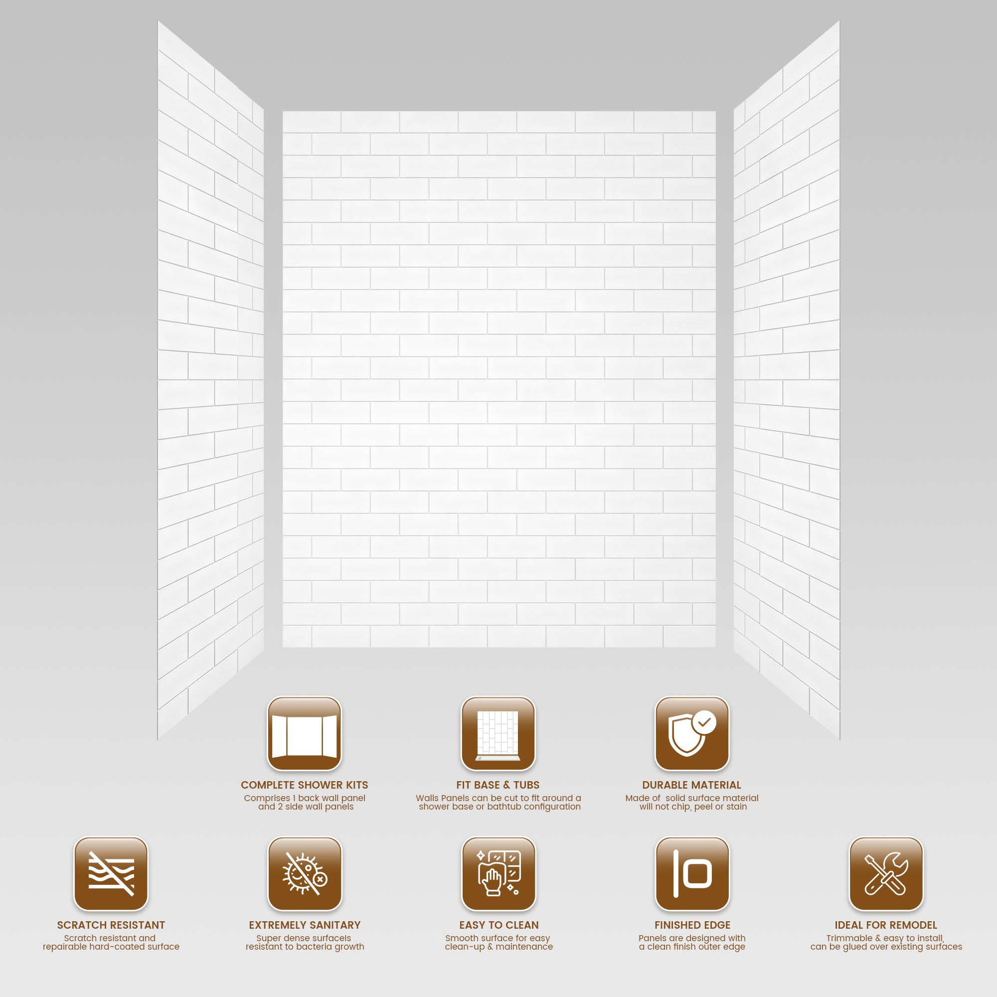 Boyel Living BLBR240016075 Shower-Wall-Surrounds - View #5