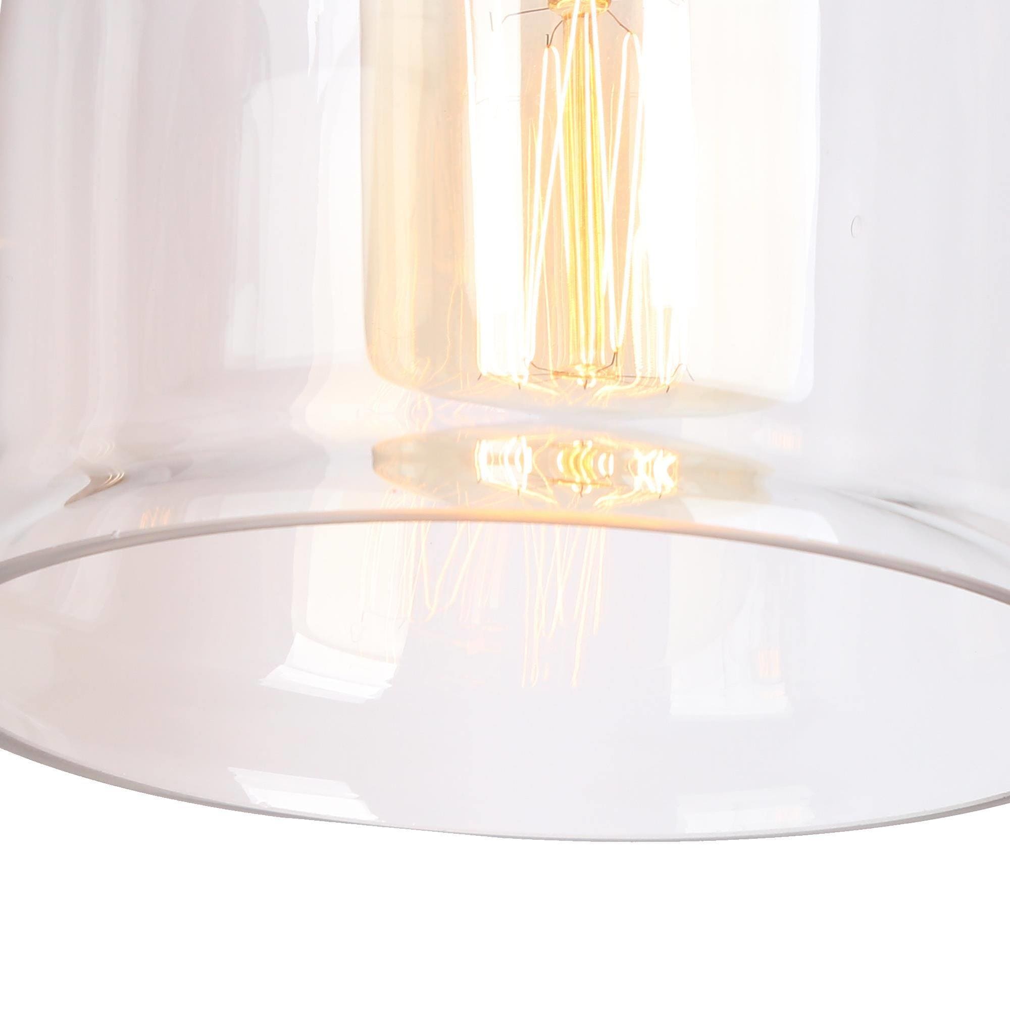 ZEVNI L3RUEFJVW4613SE7 Cylivia Mid-Century Modern 14.5-in 2-Light Satin Gold/Matte Black Glass LED Farmhouse Vanity Light