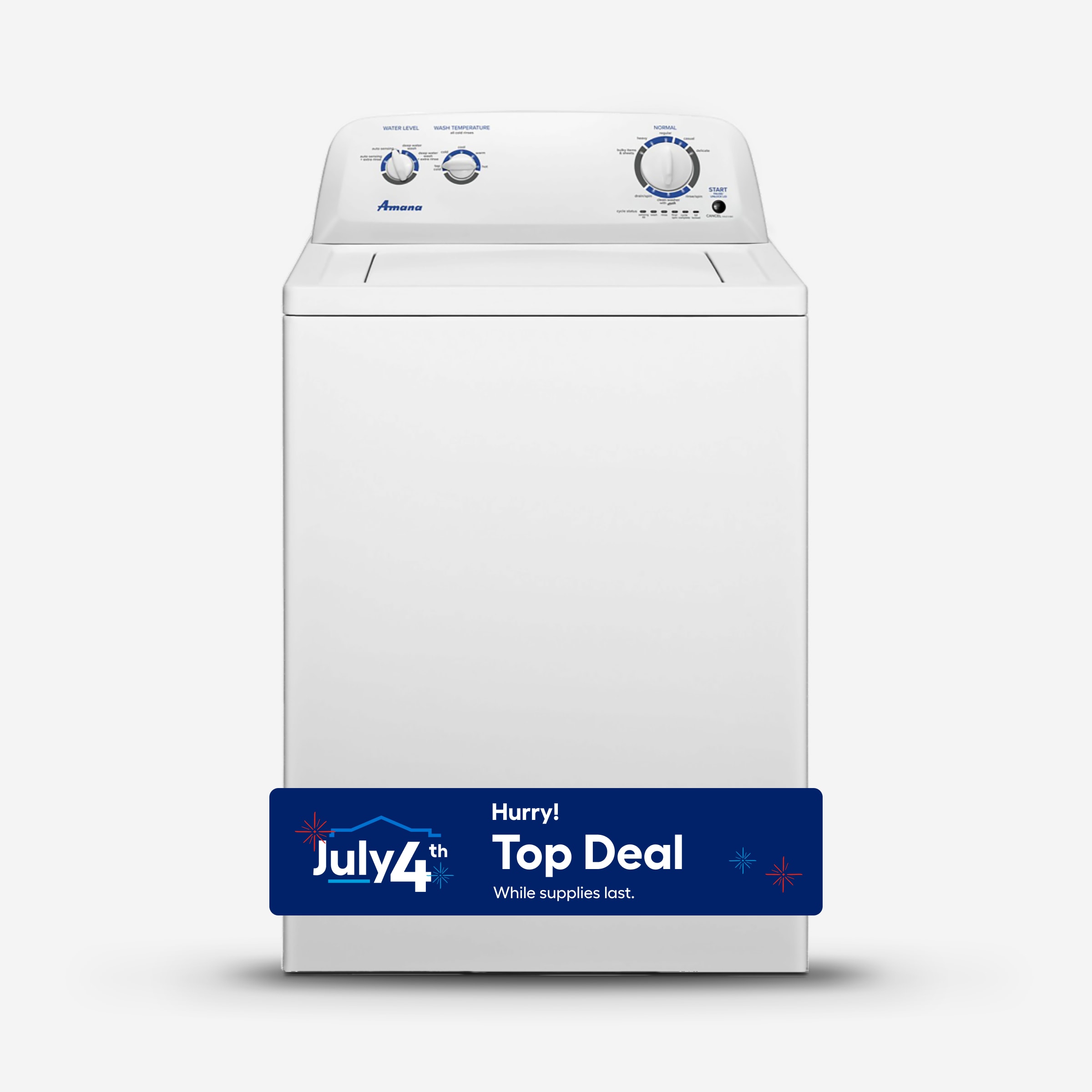 Amana NTW4516FW Small Agitator Top-Load Washer ( White )