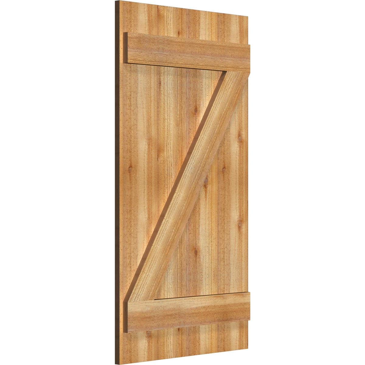 Ekena Millwork RBJ06Z21X040RWR Exterior-Shutters - View #2