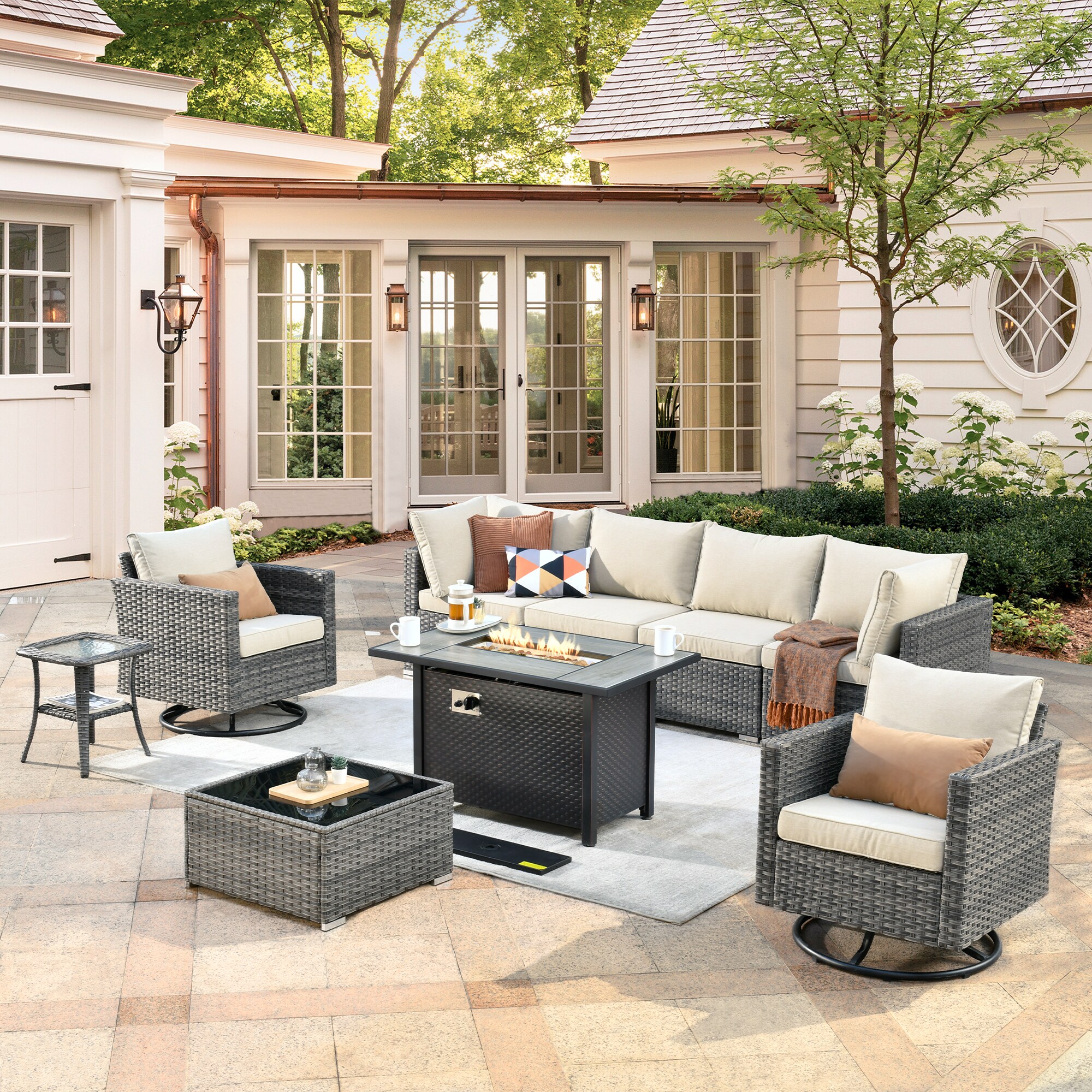 XIZZI XIHOPS6055-RC3IFP Patio-Sofas-Daybeds - View #2