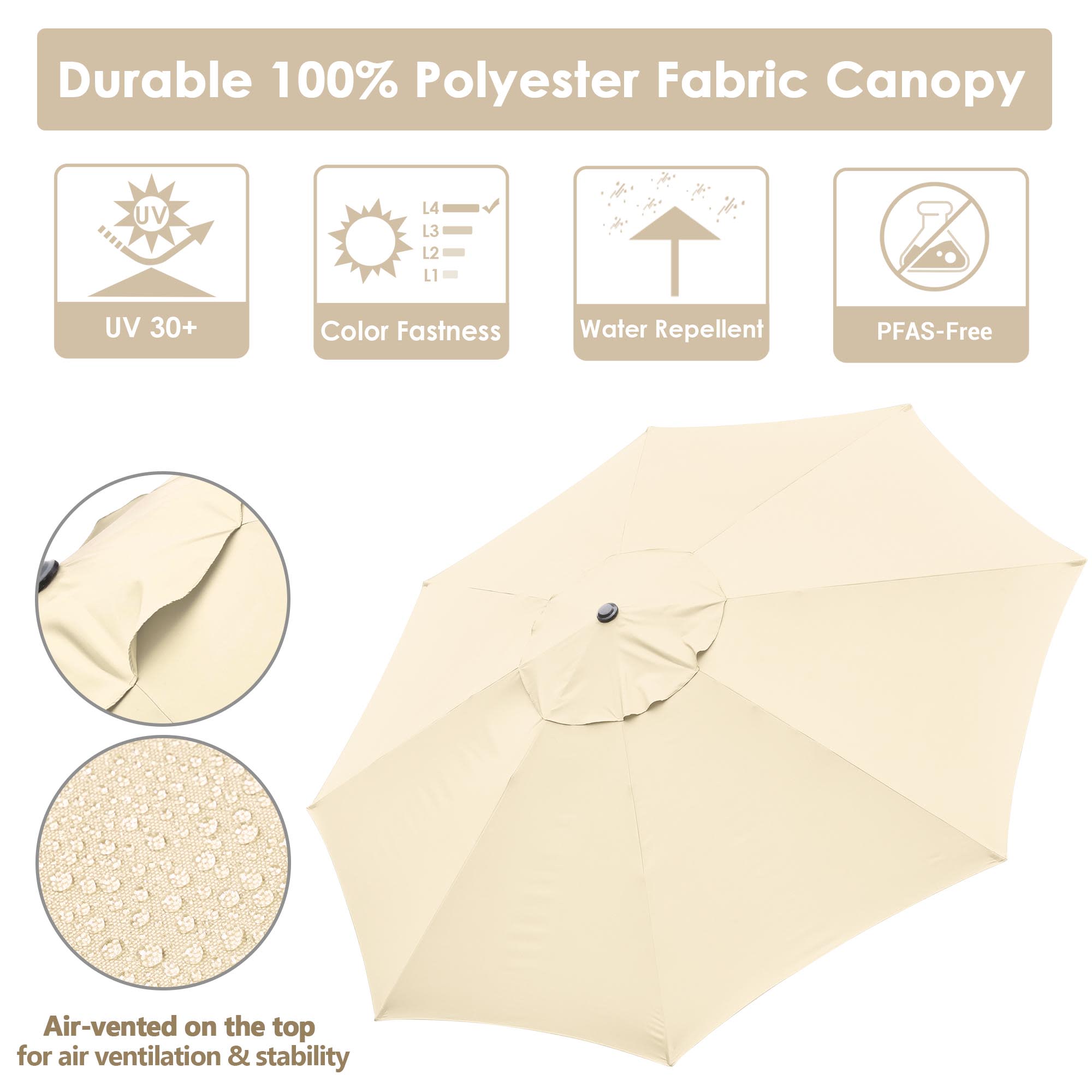 Yescom 07UMB016-13SS-01-LO Indoor-Umbrella-Stands - View #5