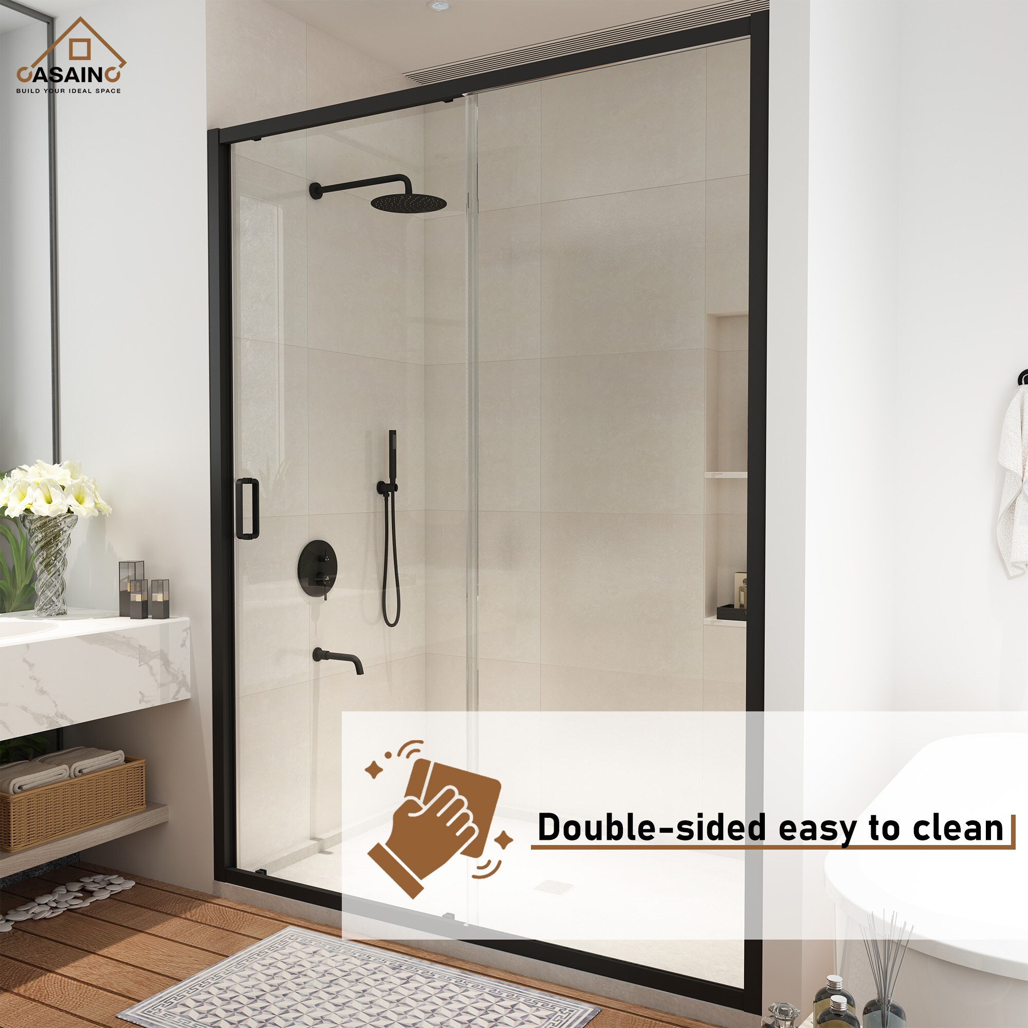 CASAINC SL-TL-D-T134 Shower-Doors - View #8