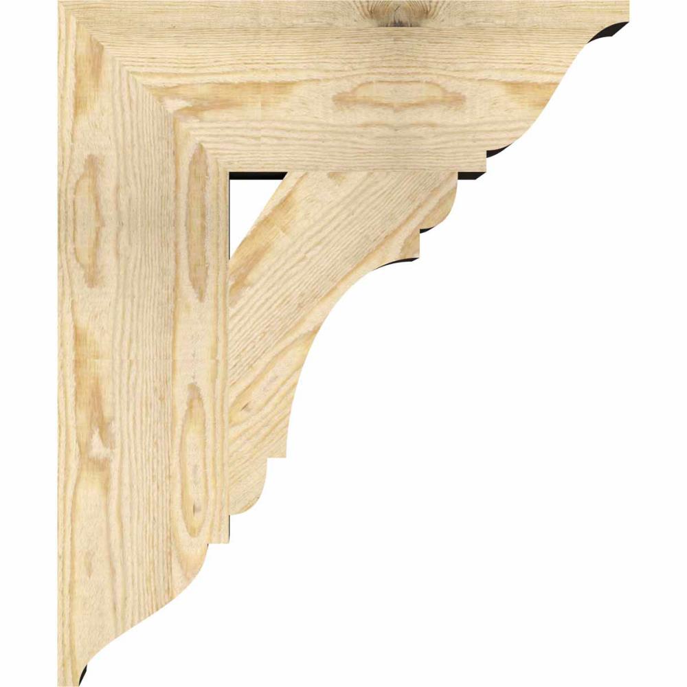 Ekena Millwork BKT06X20X24OLY01RDF Exterior-Brackets-Braces - View #3