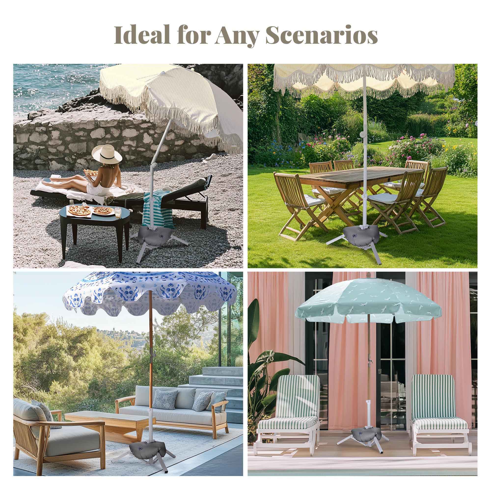 LAGarden 07USF013-CROSS-07-LO Umbrella-Bases - View #3