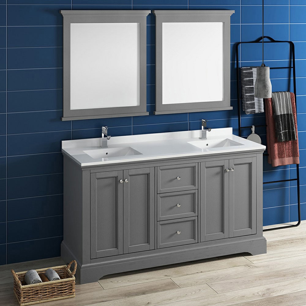 Fresca FCB2460GRV-CWH-U Bath-Vanity-Combo - View #5