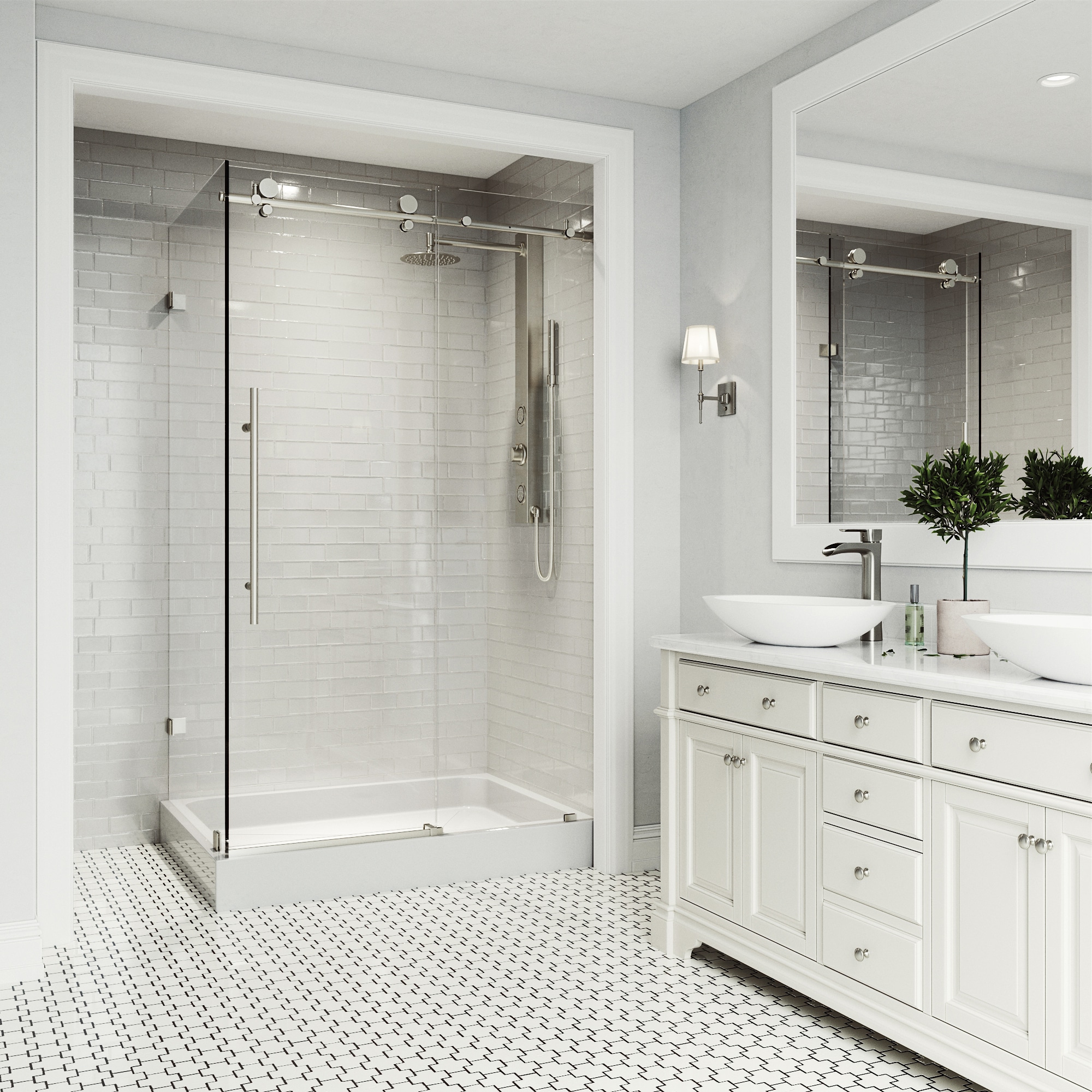 VIGO VG6053STCL48WR Alcove-Shower-Kit - View #3
