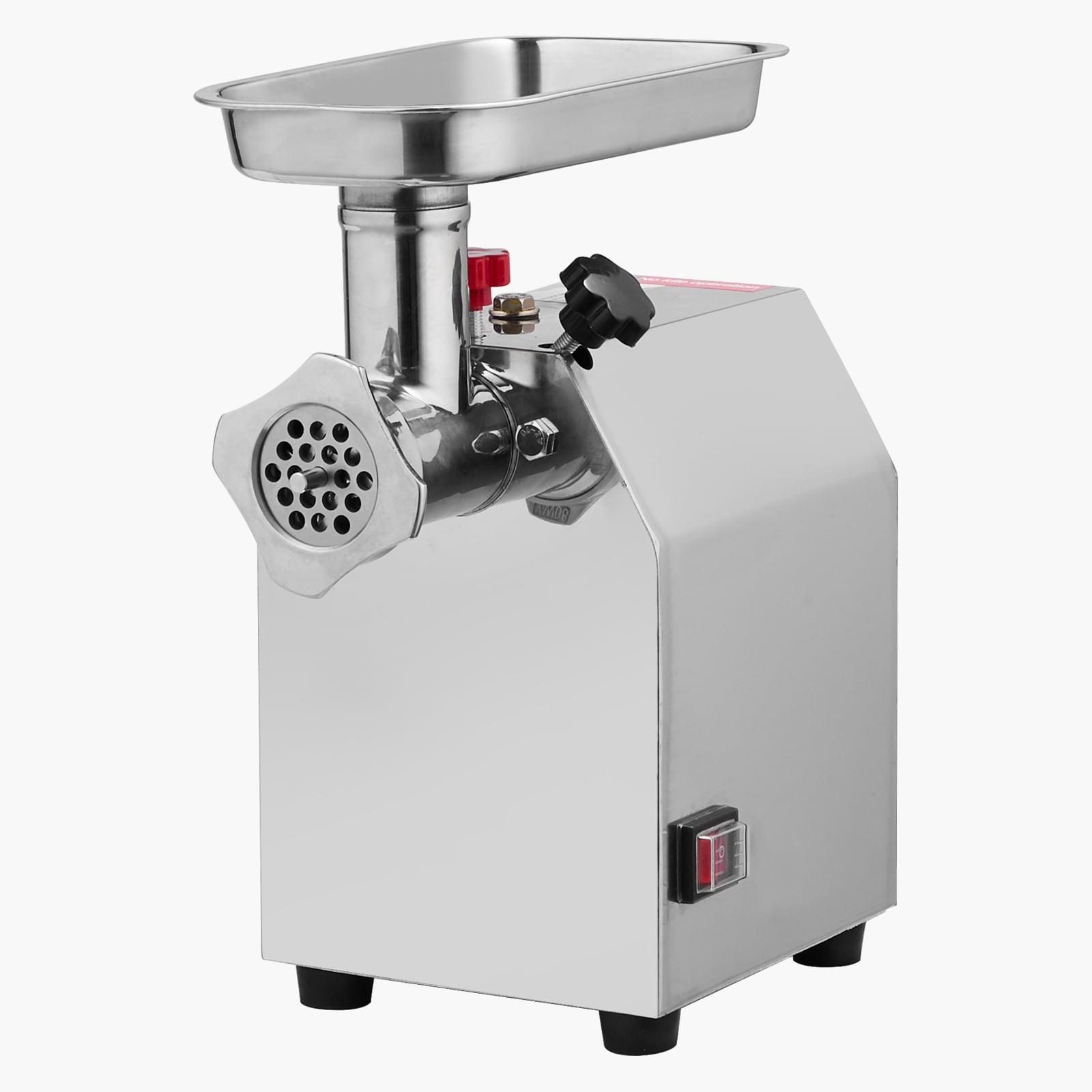 GIVIMO LW108GIVSS4043 600W Commercial Electric Meat Grinder #8 Industrial Meat Mincer 5-lb per min with 2 Stainless Steel Blades 2 Grinding Plates Heavy-Duty Sausage Stuffer for Kitchen