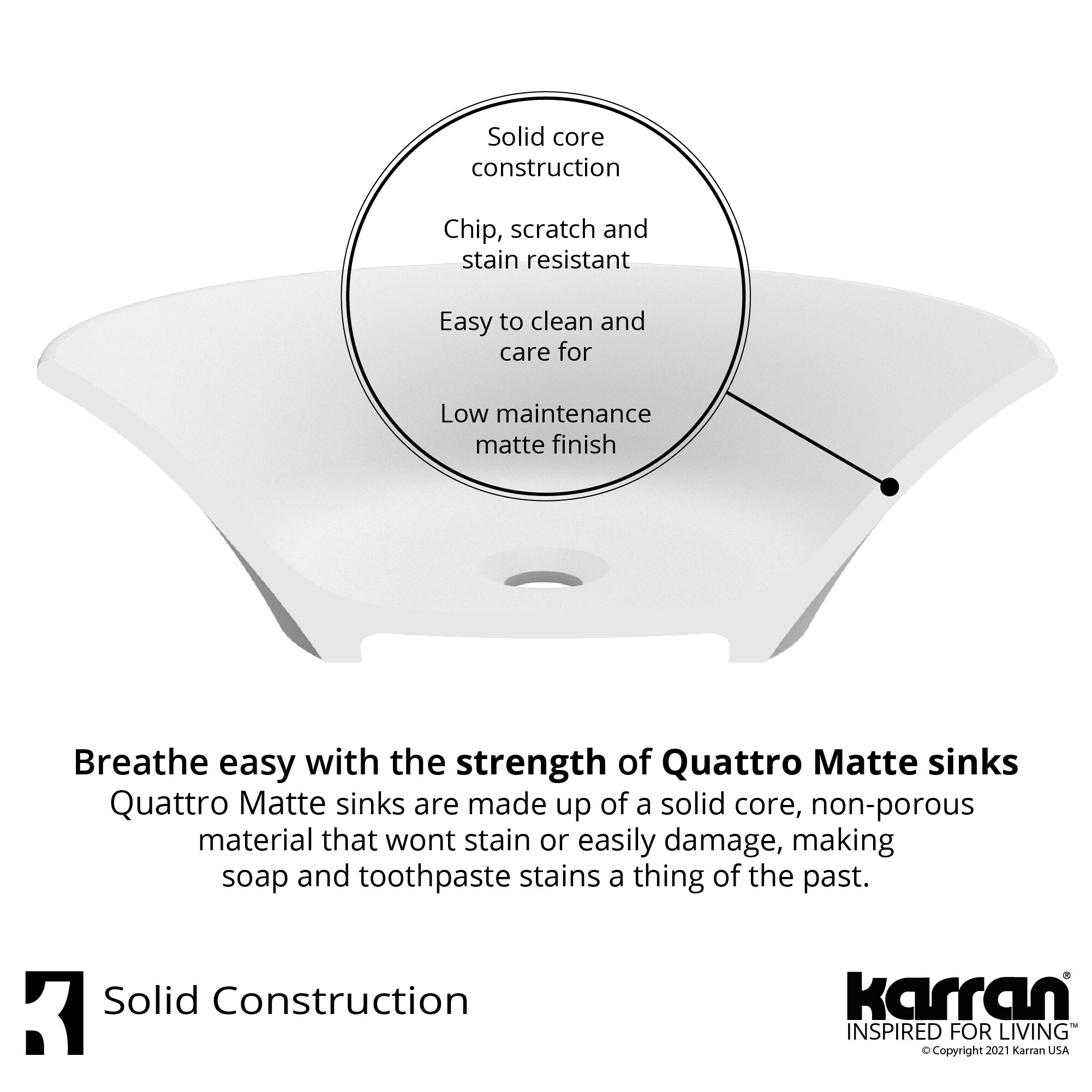 Karran QM178WH Bath-Sink - View #6