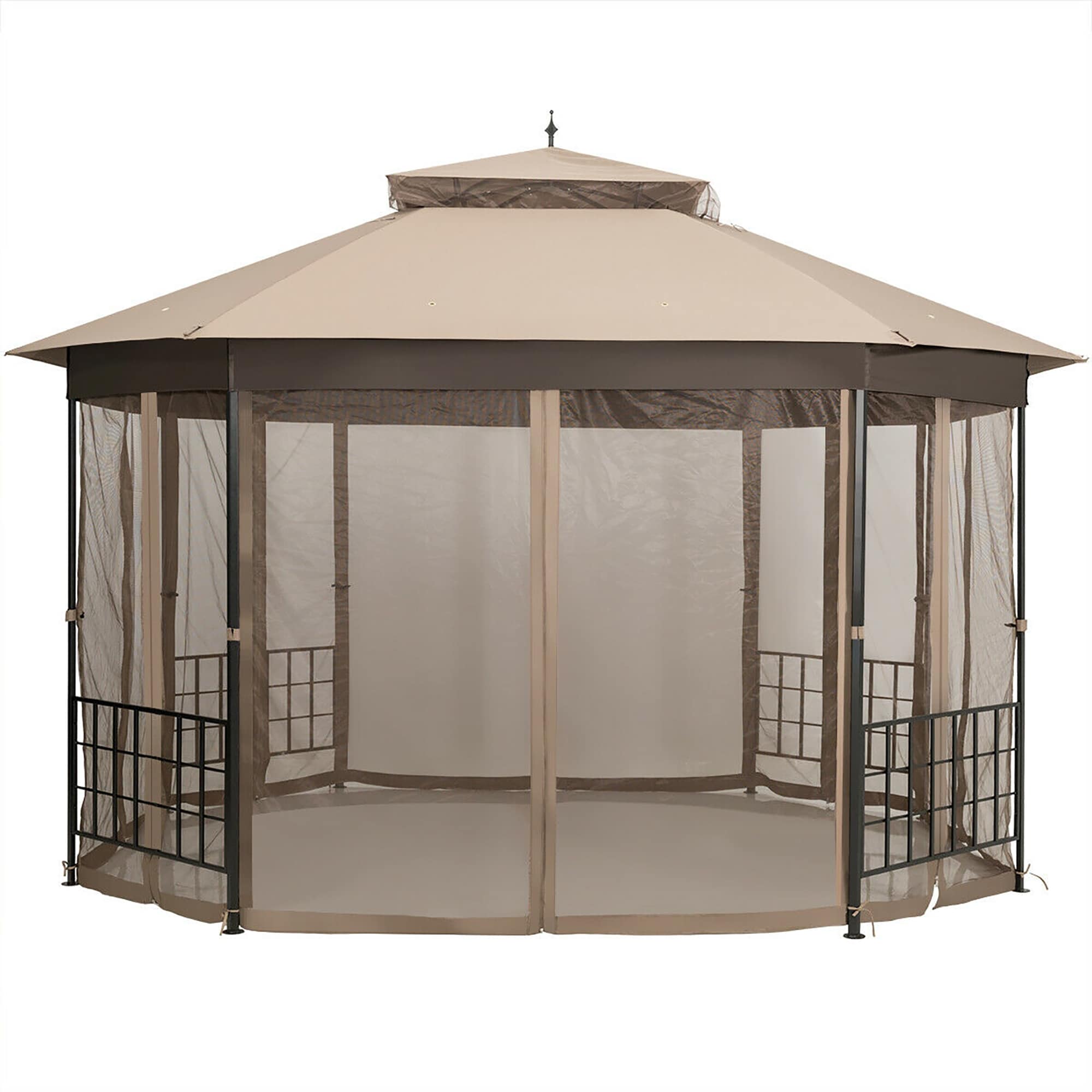 Forclover HYFW-G83CF Wood-Resin-Gazebos - View #2