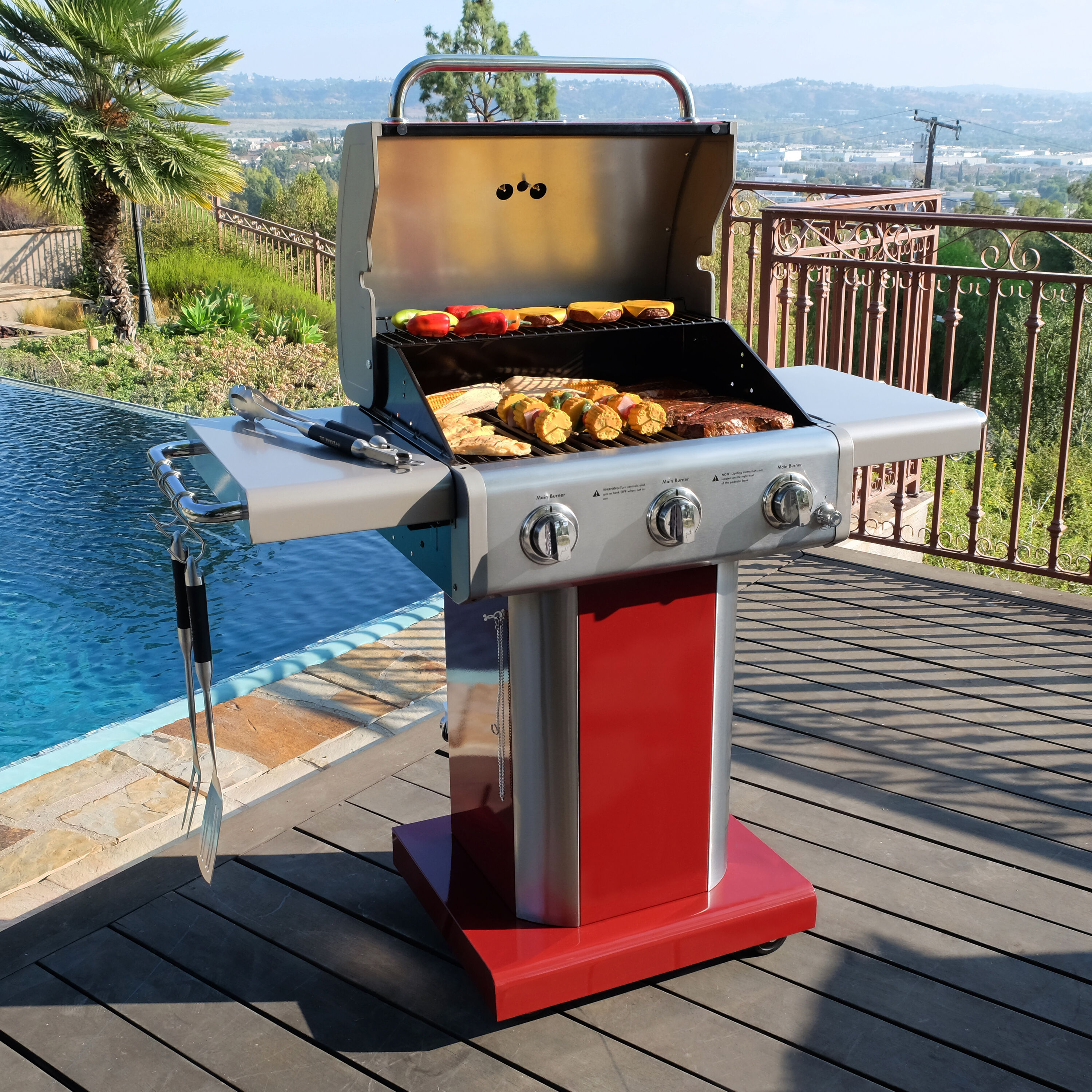 Kenmore PG-4030400LD-RD Gas-Grill - View #2