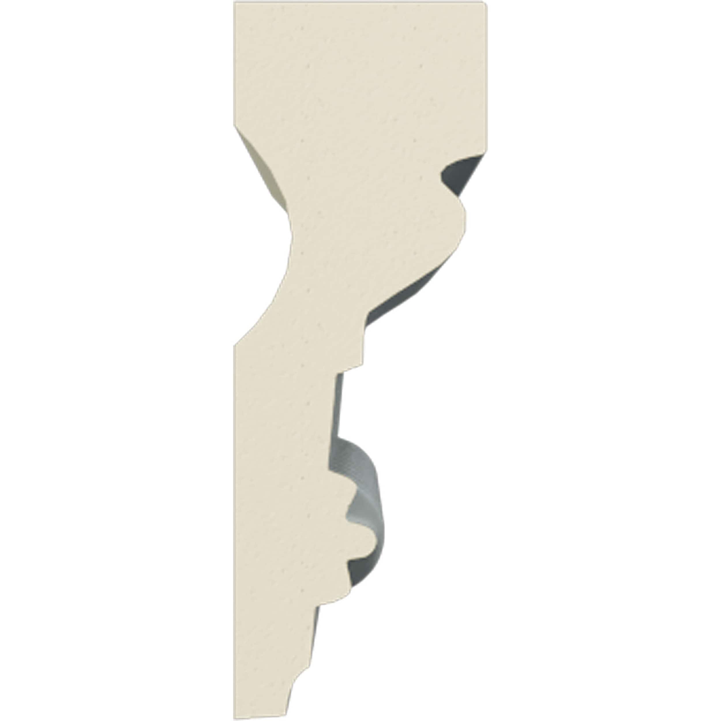Ekena Millwork CHA03X01WI-CASE-2 Chair-Rail-Moulding - View #3