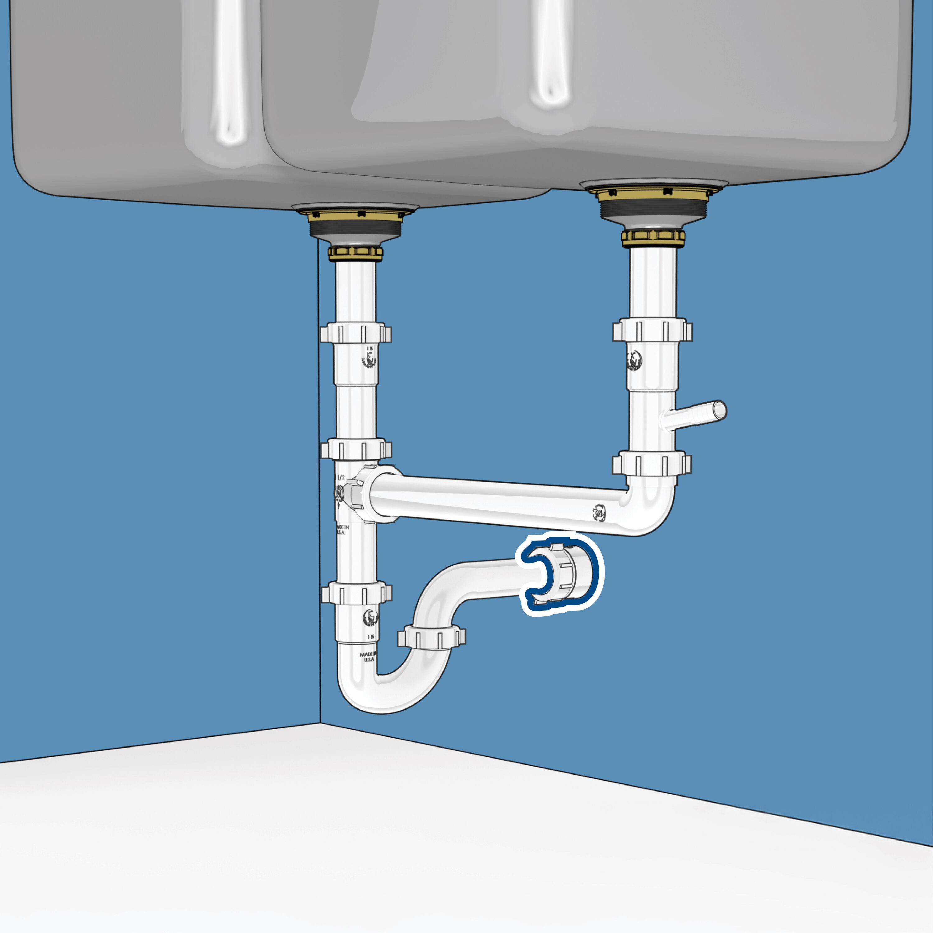 Dearborn 1000000669 Under-Sink-Tubular-Drainage - View #5