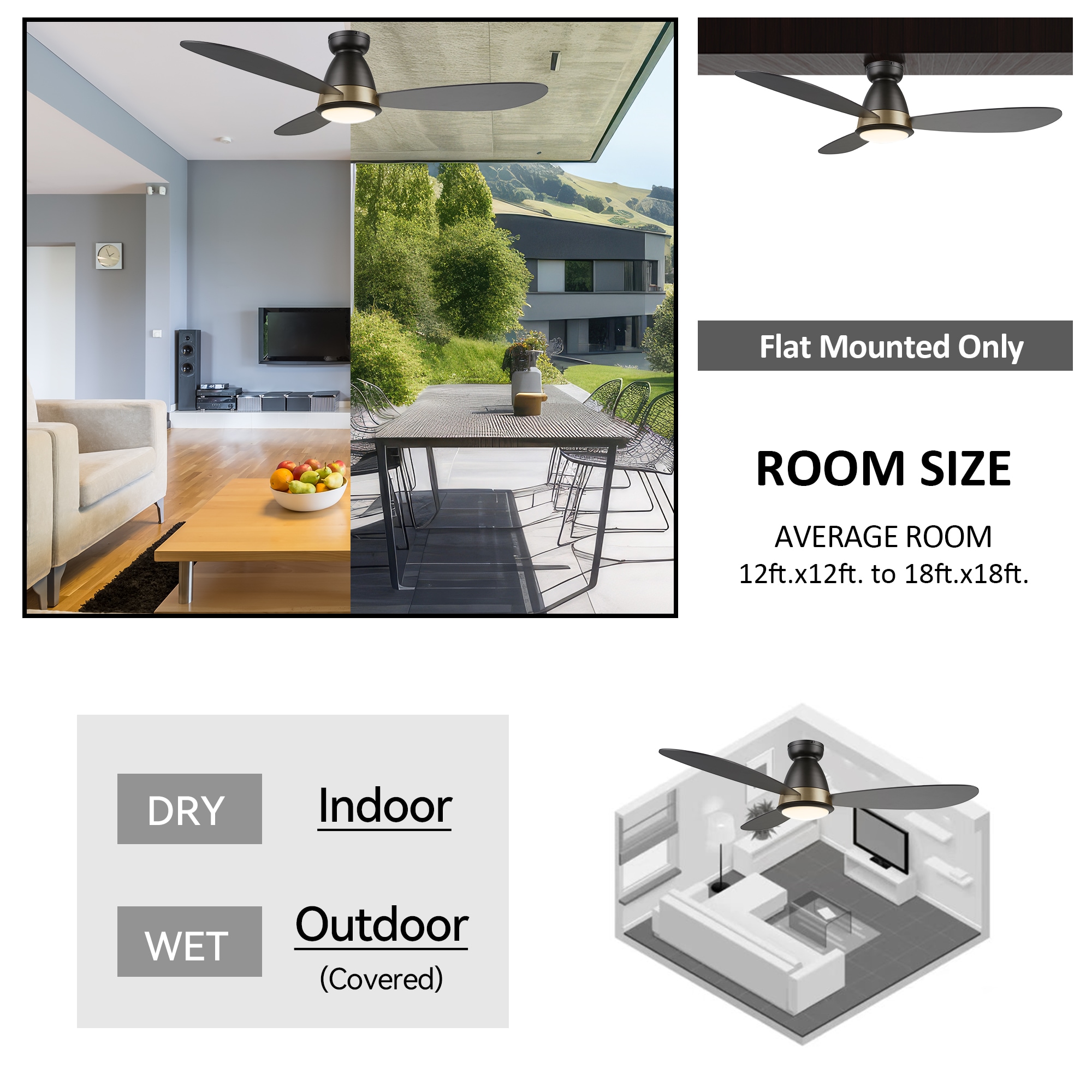 CARRO USA LS523Q7-L12-B2-1-FM Ceiling-Fans - View #8