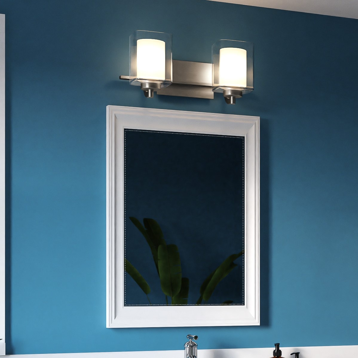 Quoizel KLT8902BN Kolt 17.25-in 2 -Light Brushed Nickel Transitional Vanity light