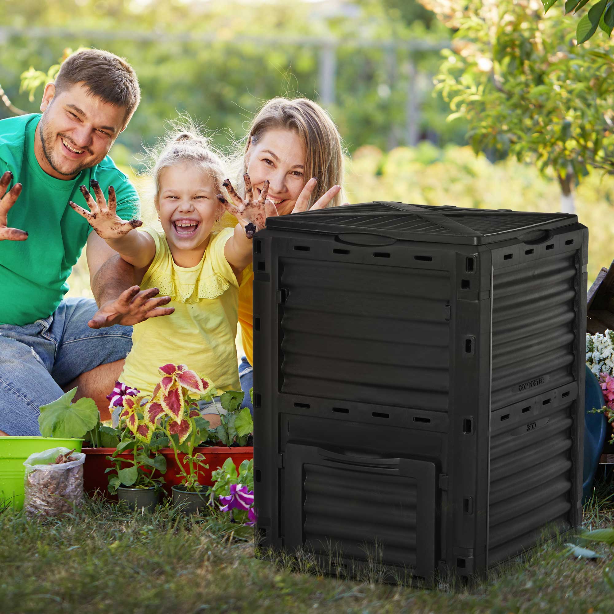 Outsunny 845-491 composters - View #2