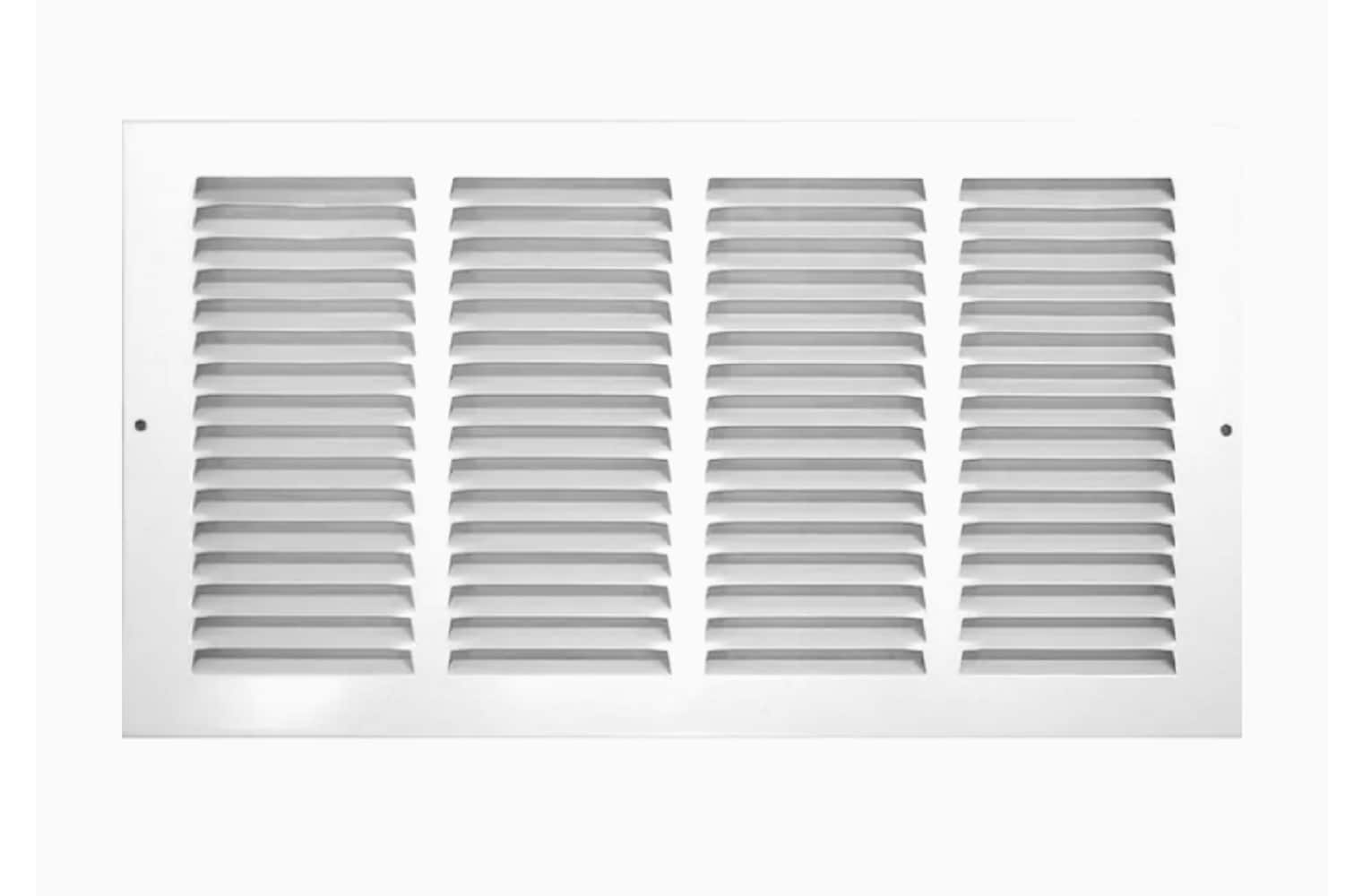 RELIABILT 20-in x 10-in Steel White Sidewall/Ceiling Grille in the ...